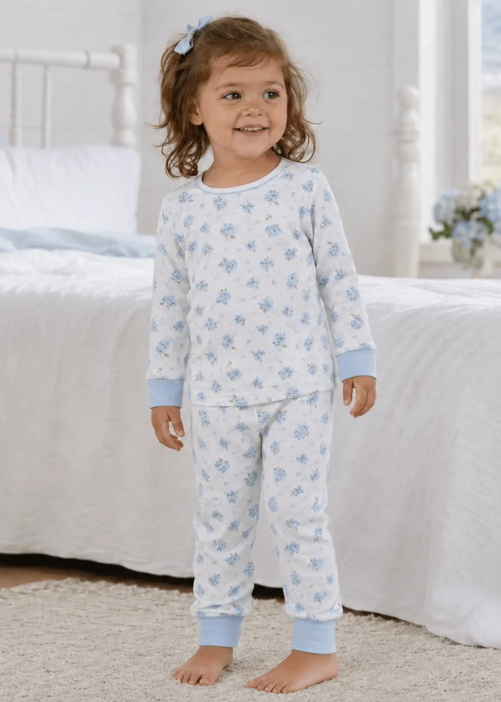 DREAMY HYDRANGEAS LONG PAJAMAS