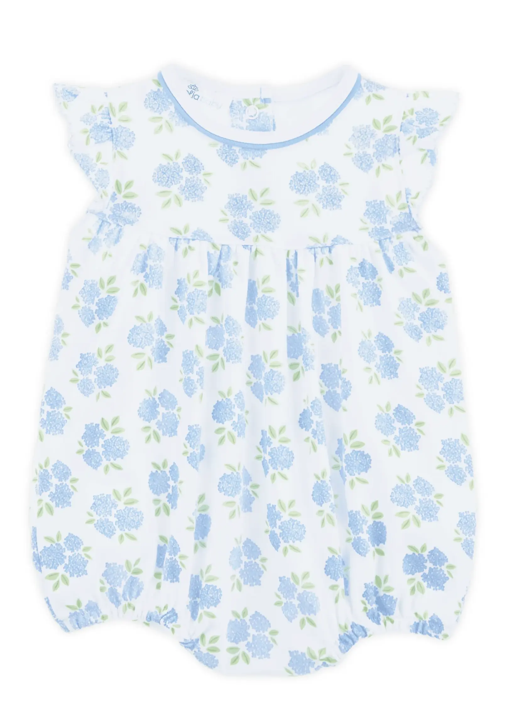 DREAMY HYDRANGEAS PRINTED FLUTTERS BUBBLE