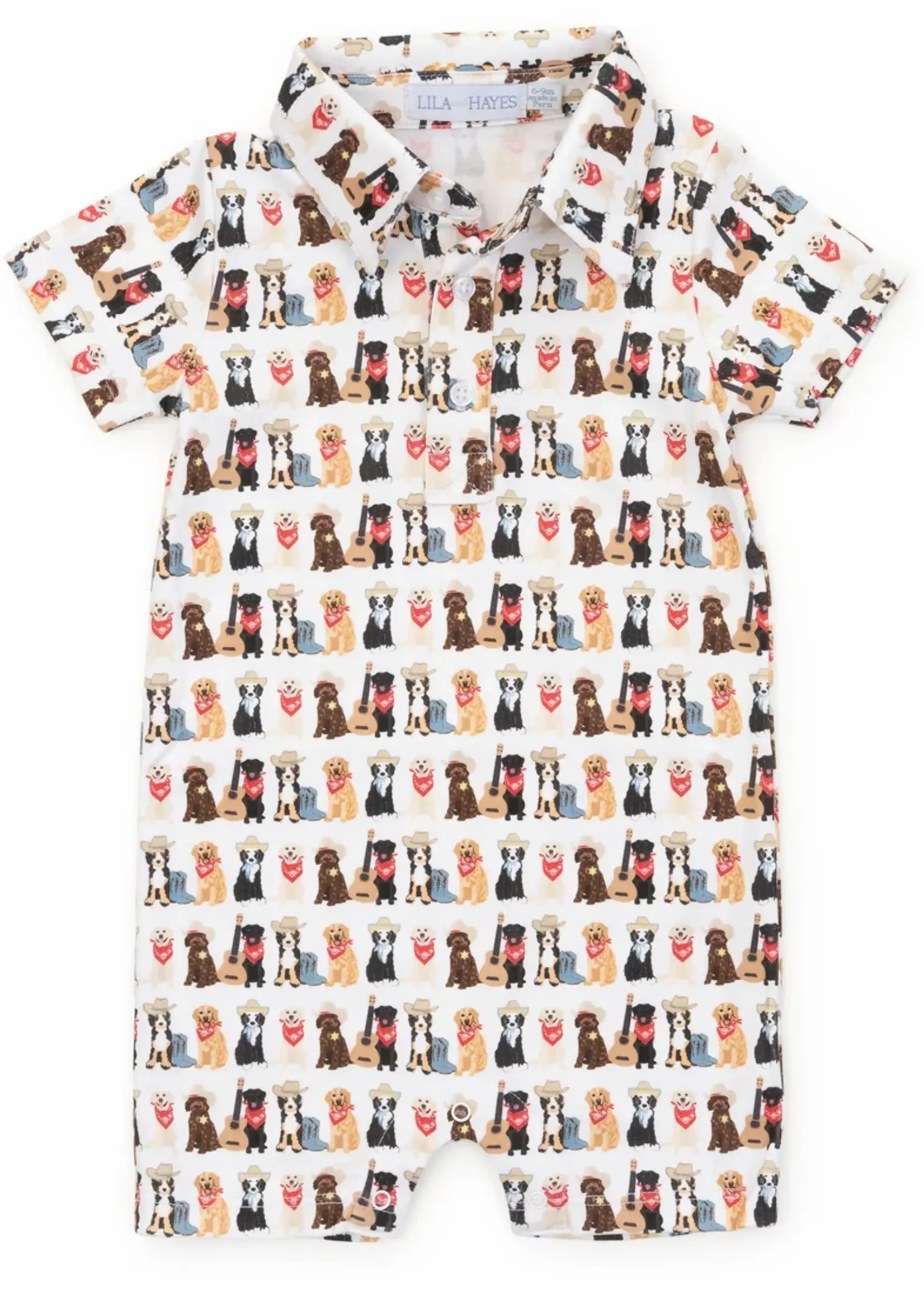 WESTERN PUPS TRIPP POLO SHORTALL
