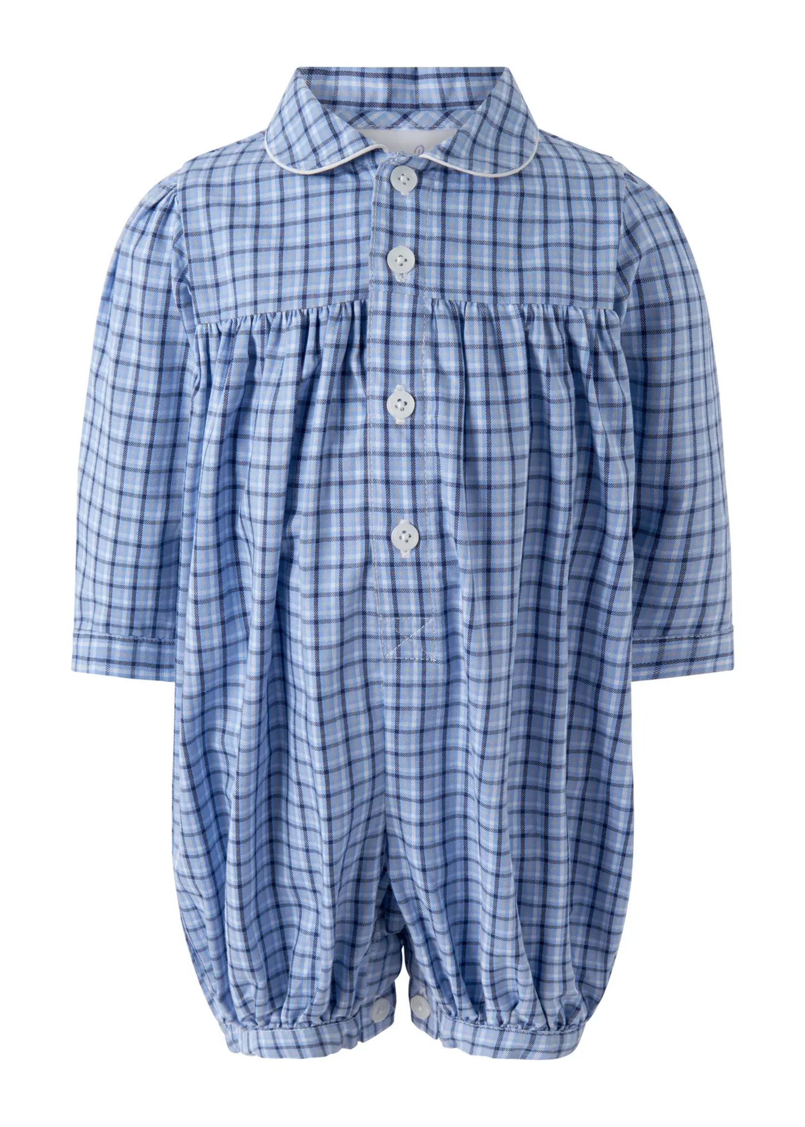 BLUE CHECK BABYSUIT
