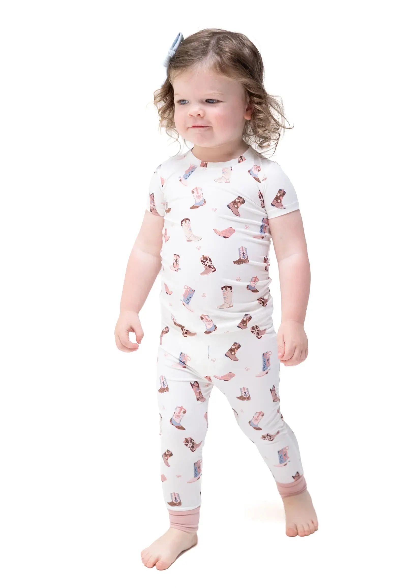 Angel Dear BUCKARETTE BOOTS LOUNGEWEAR SET