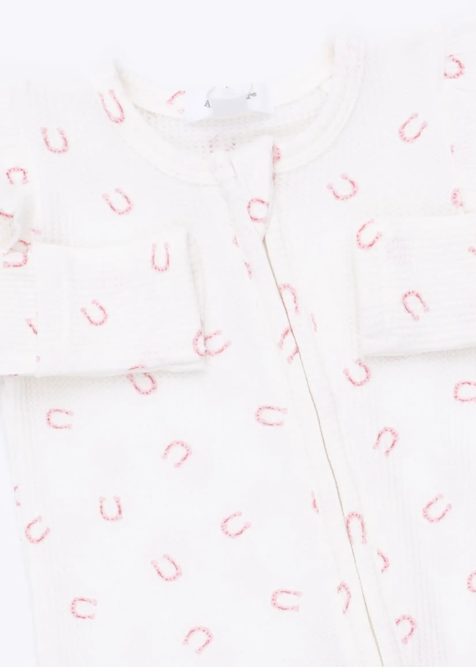 Angel Dear LITTLE HORSESHOES PINK  FOOTIE