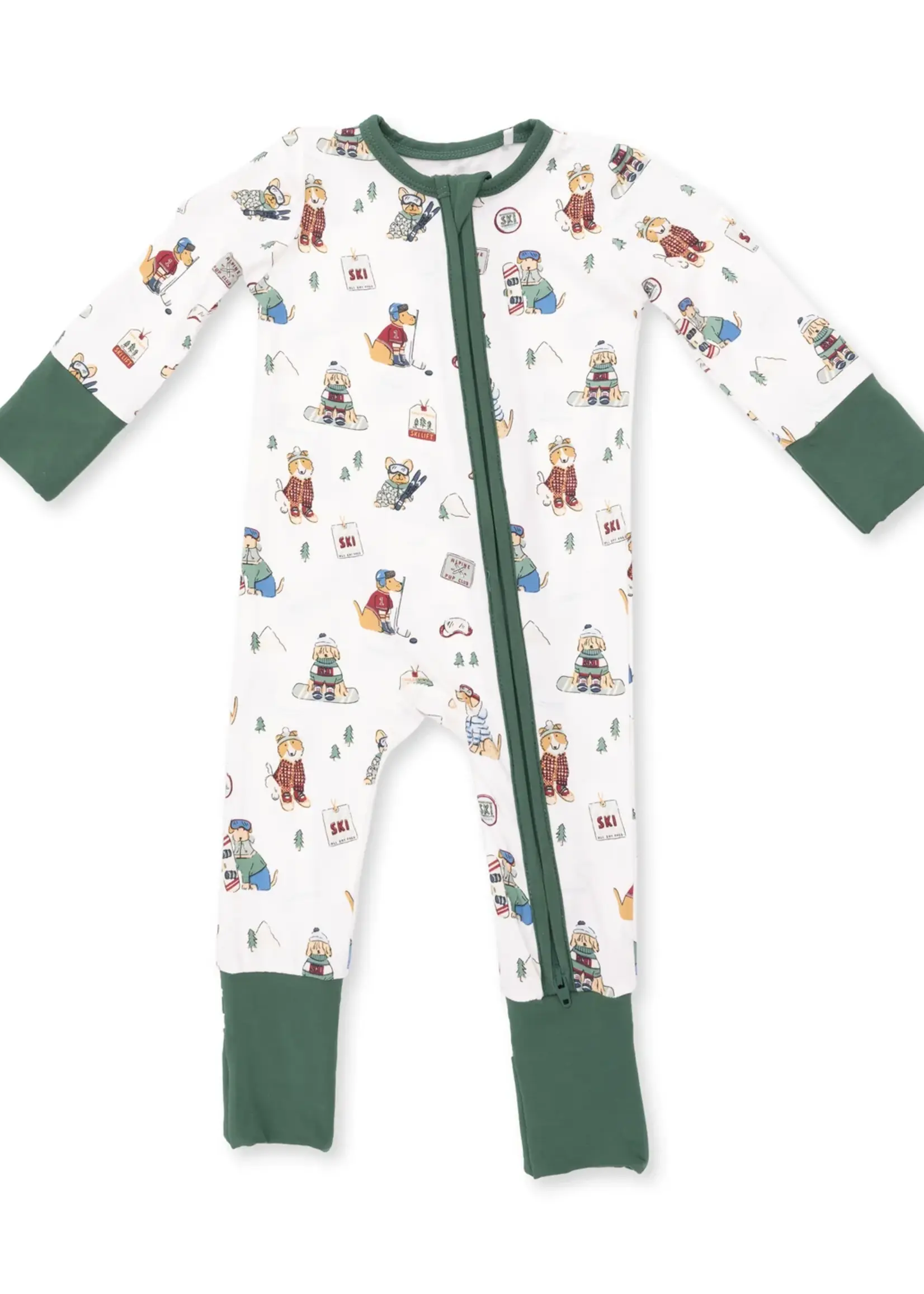 Angel Dear WINTER SPORTS DOGS ROMPER