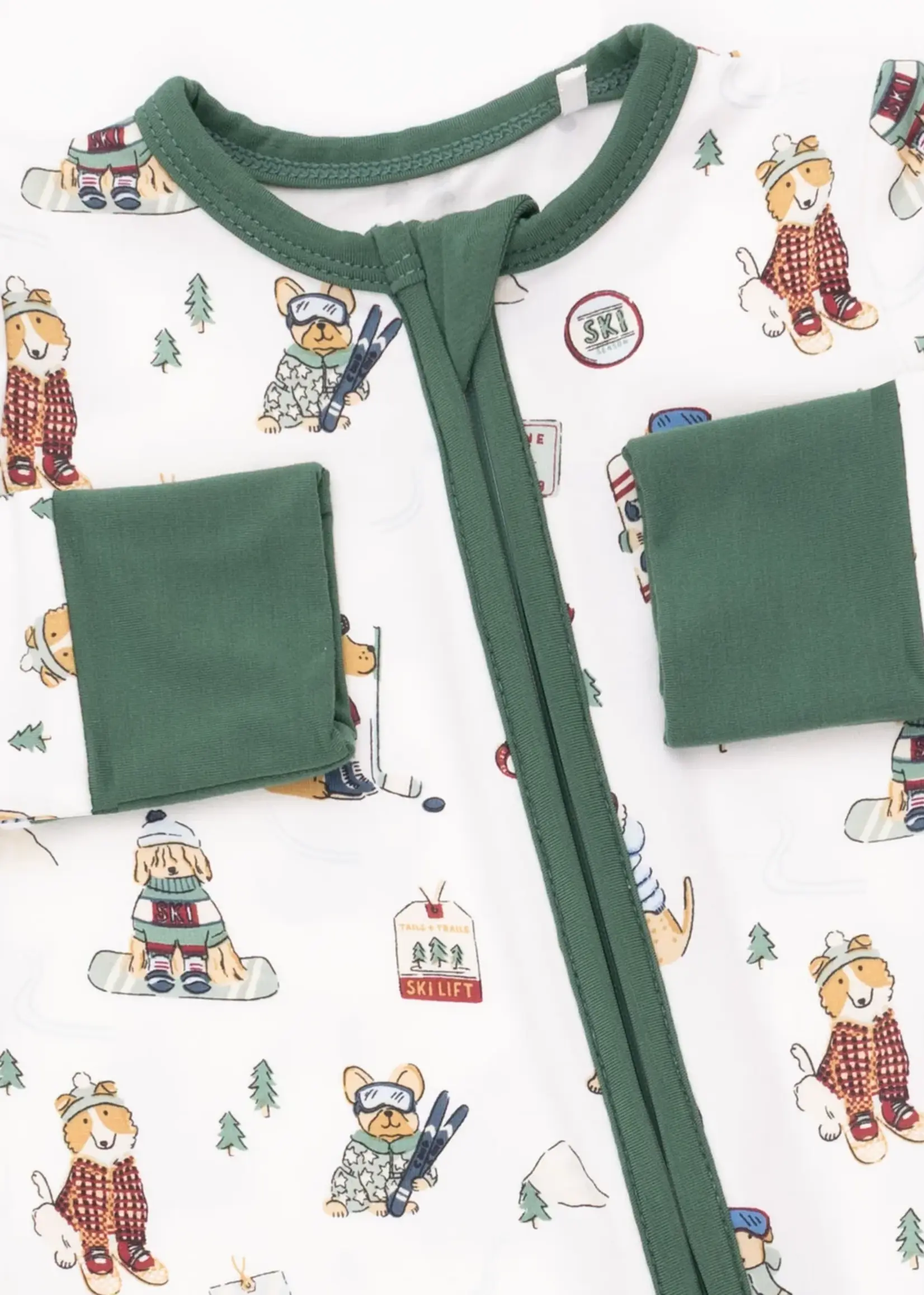 Angel Dear WINTER SPORTS DOGS ROMPER