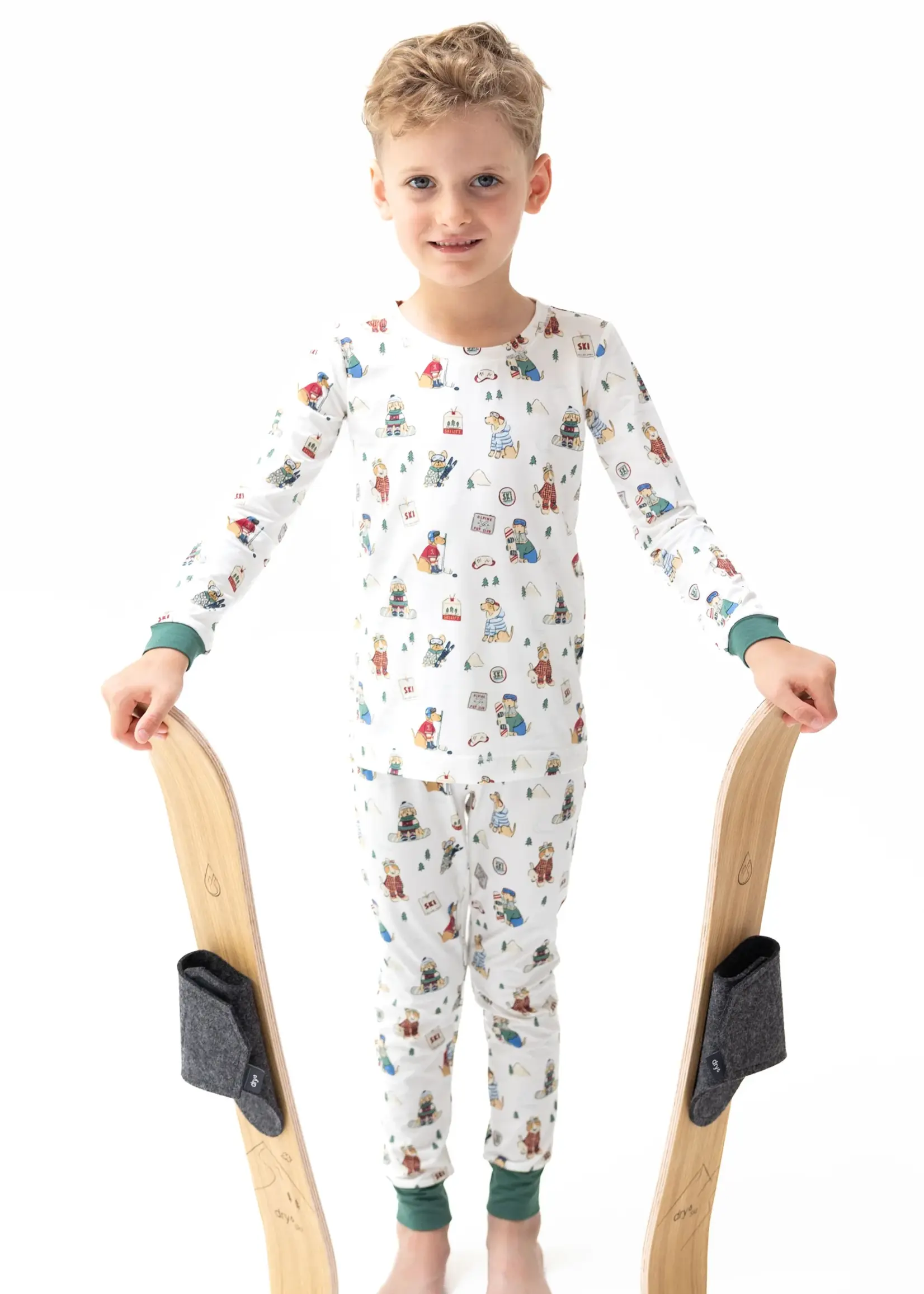 Angel Dear WINTER SPORTS DOGS LOUNGEWEAR SET