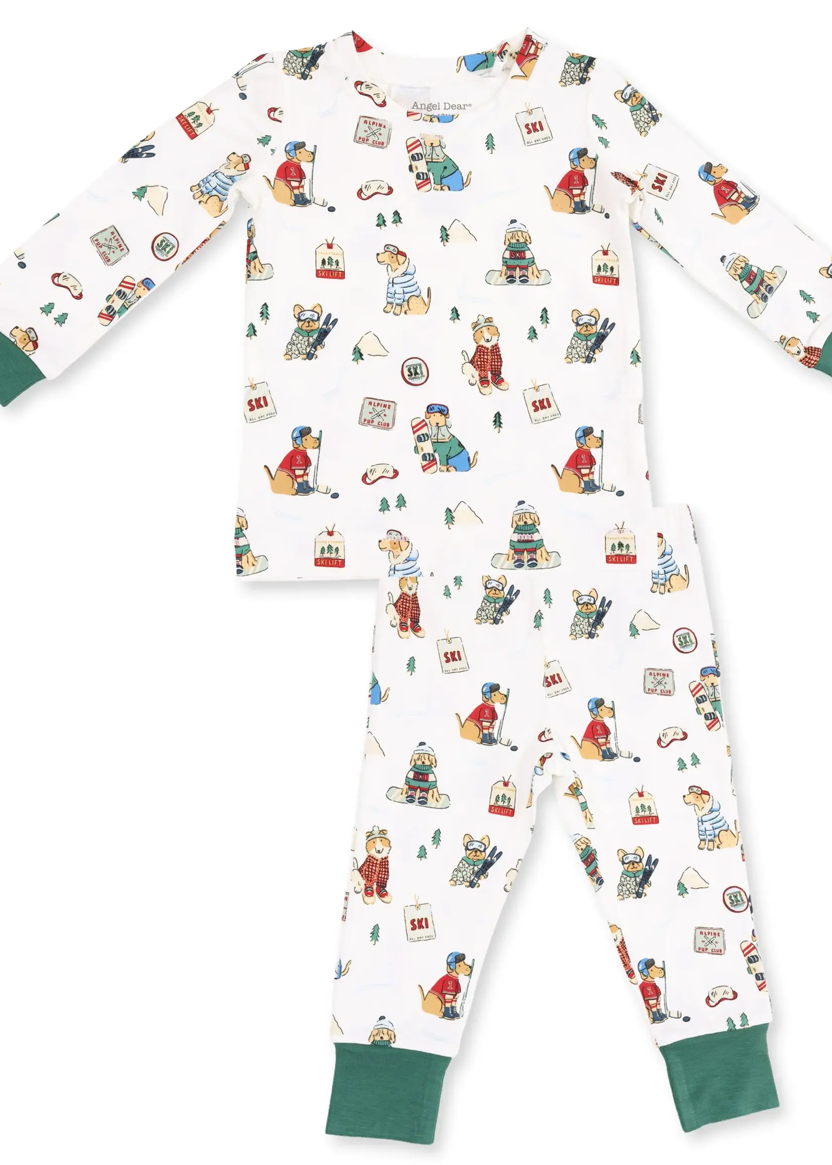 Angel Dear WINTER SPORTS DOGS LOUNGEWEAR SET