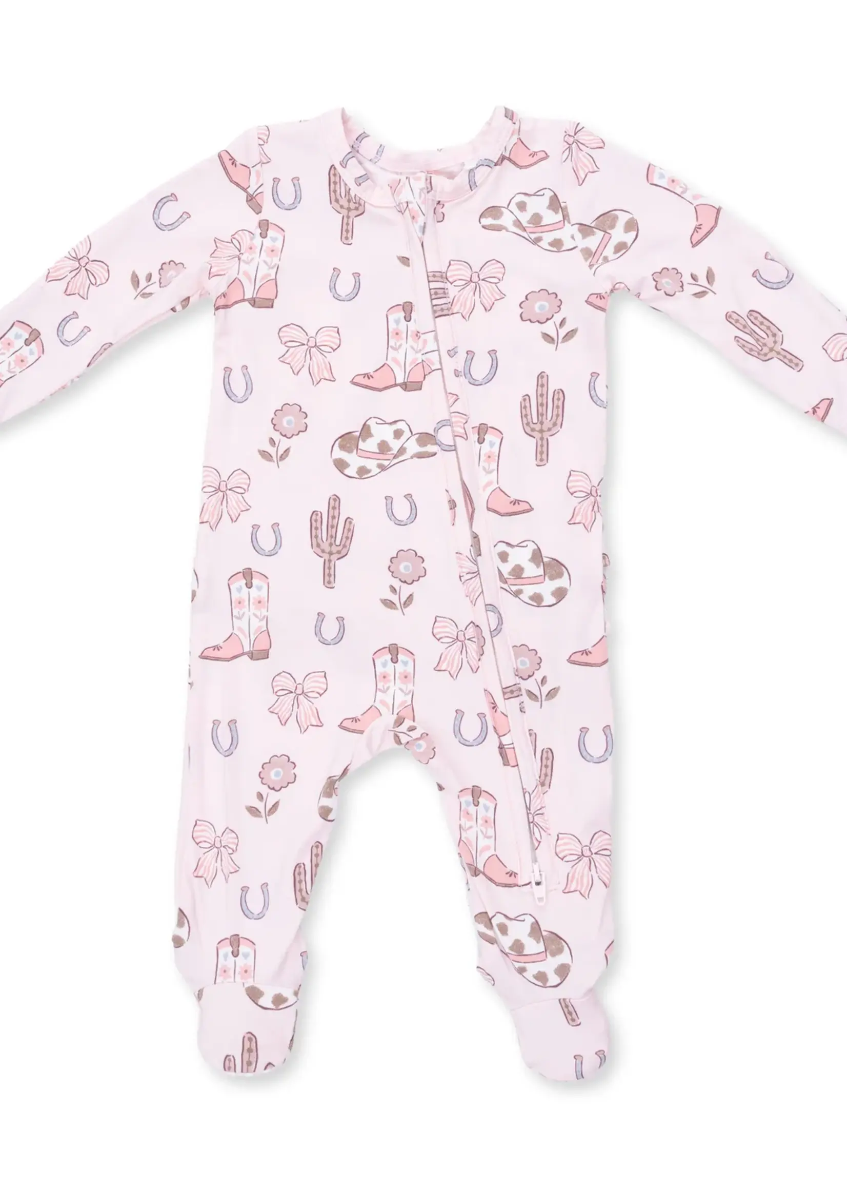 Angel Dear COWGIRL BOOTS AND BOWS FOOTIE