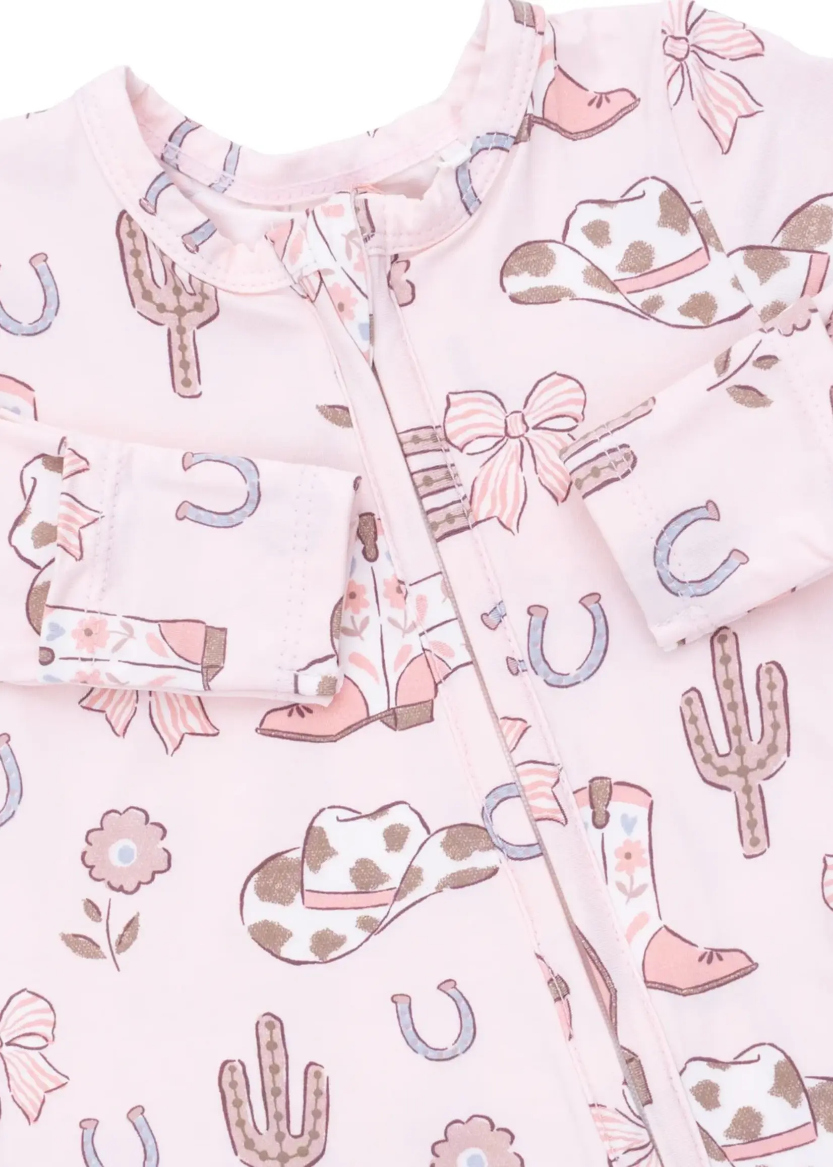 Angel Dear COWGIRL BOOTS AND BOWS FOOTIE