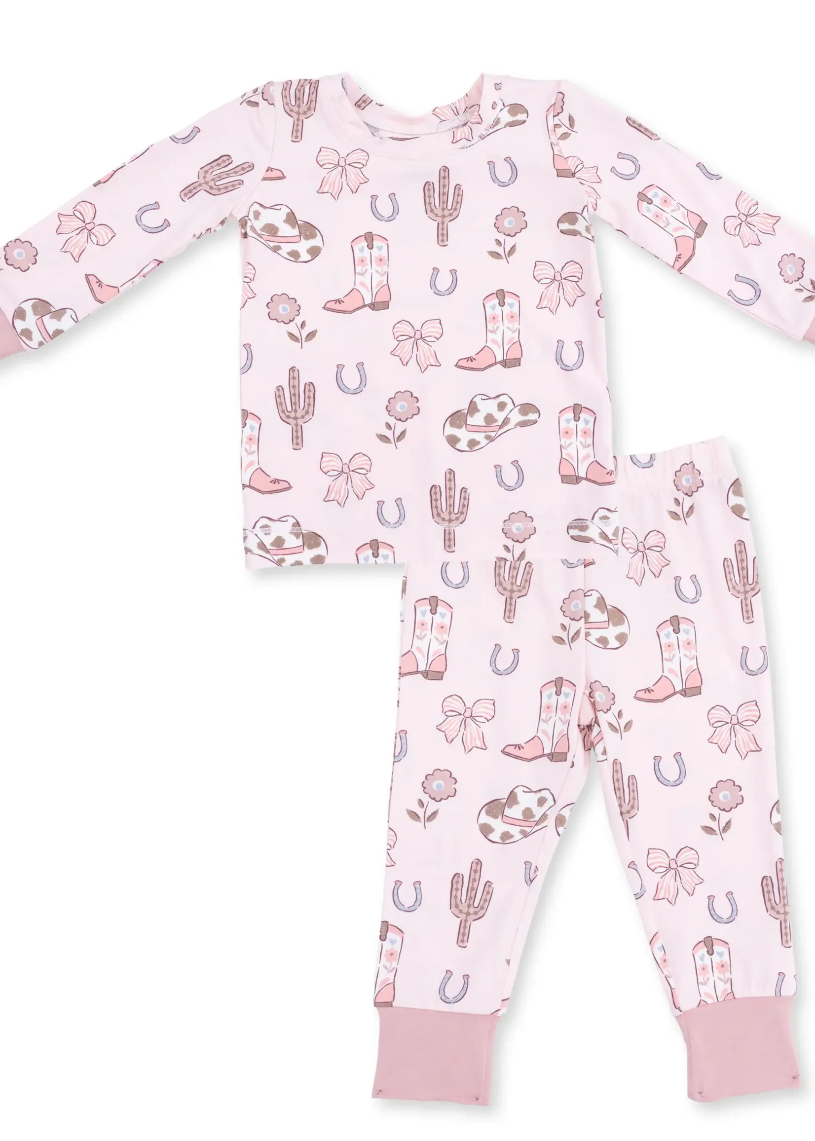 Angel Dear COWGIRL BOOTS AND BOWS LOUNGEWEAR SET