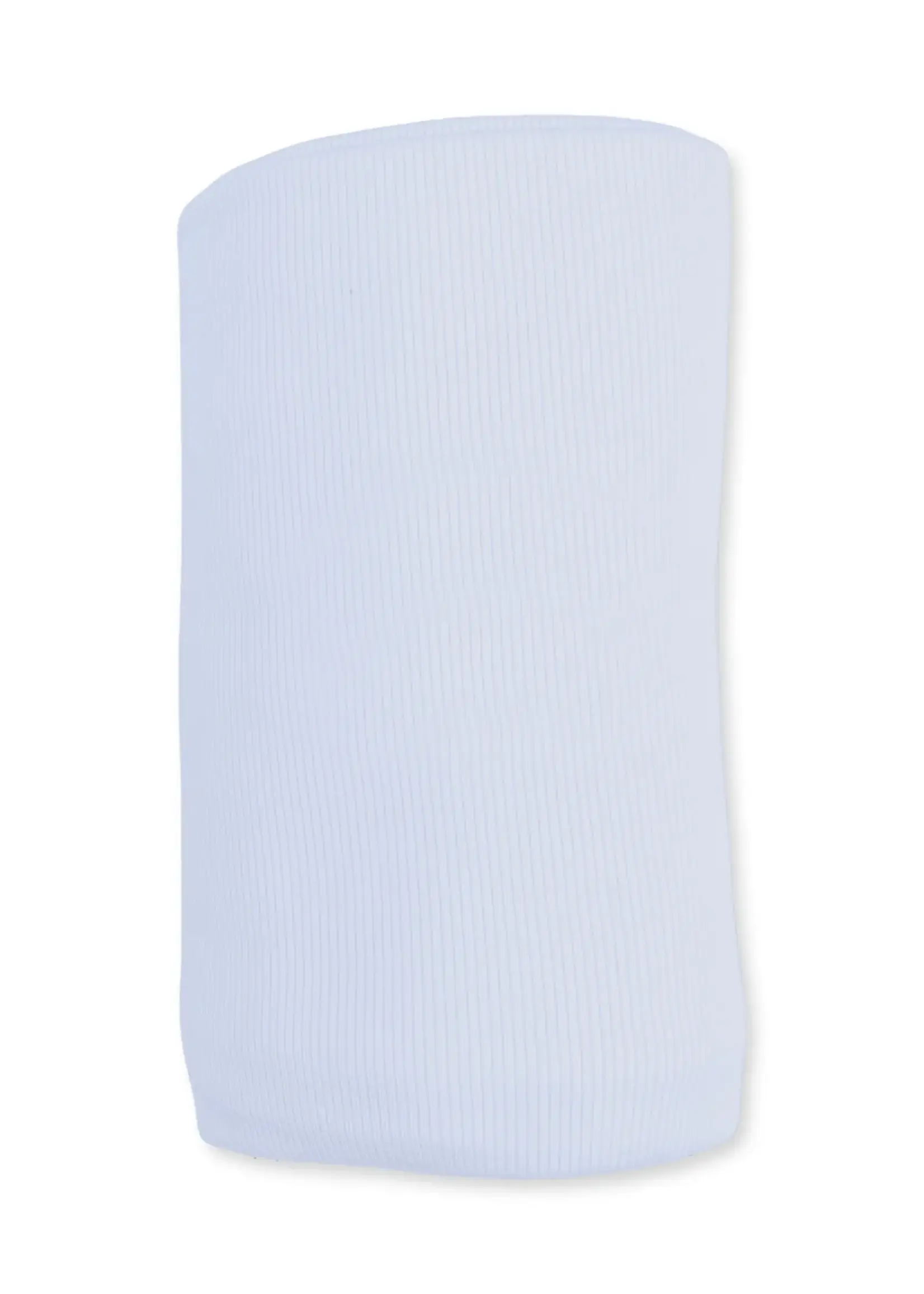 Angel Dear SOLID SHEER BLUE RIB SWADDLE BLANKET