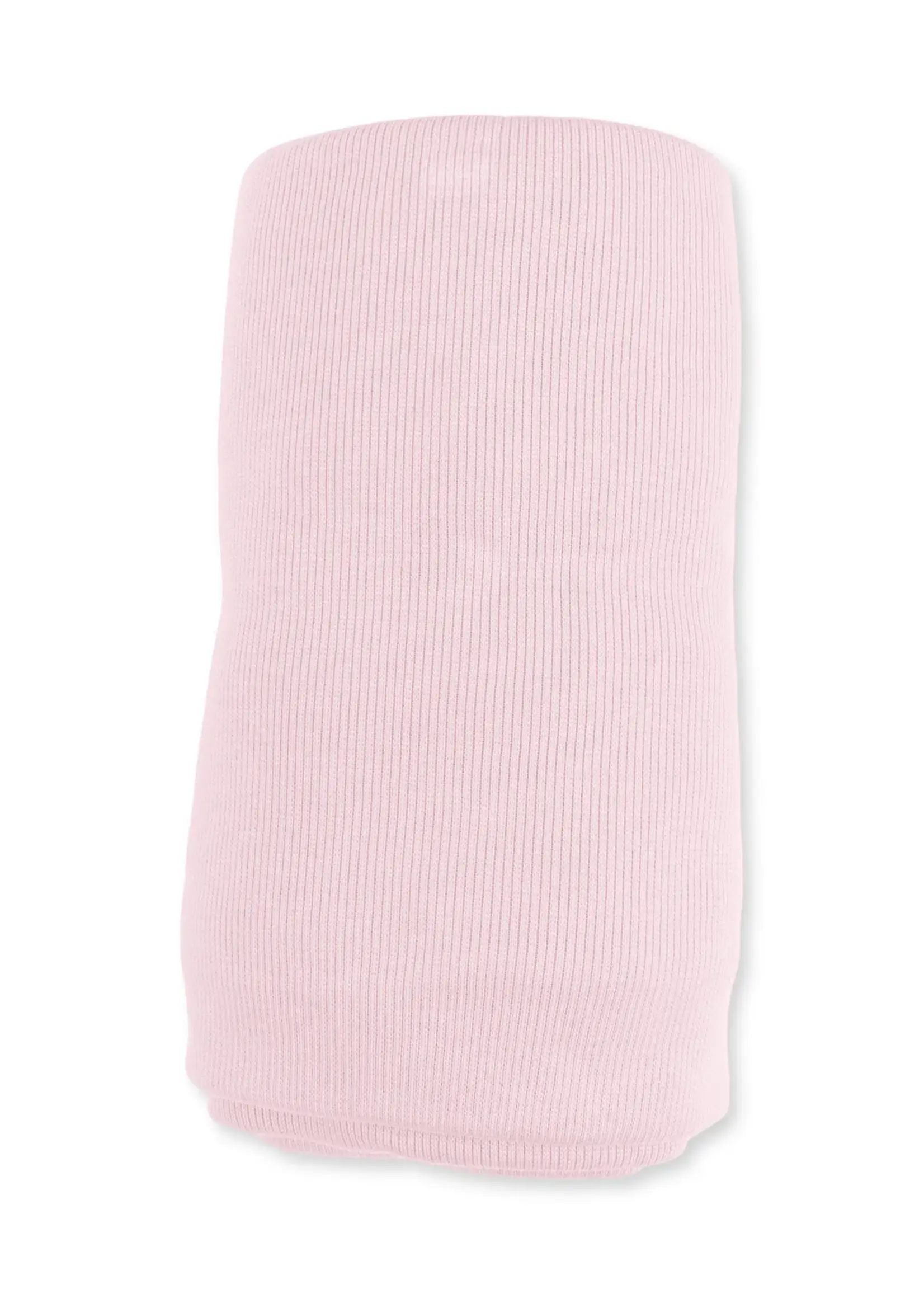 Angel Dear SOLID VEILED PINK RIB SWADDLE BLANKET
