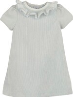 BLUE SWEET CORDUROY A-LINE DRESS