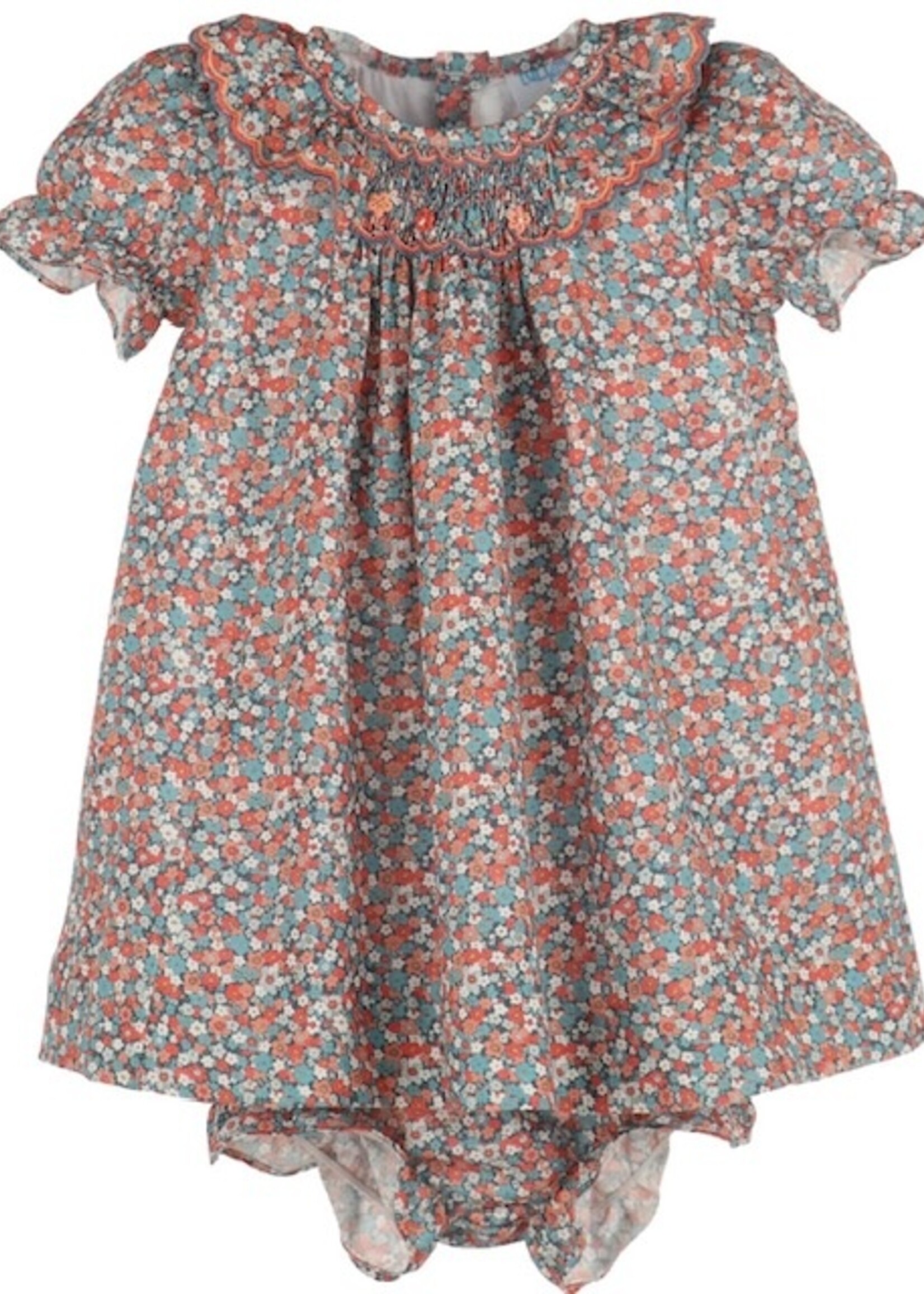 BLUE FLORAL VINTAGE BISHOP