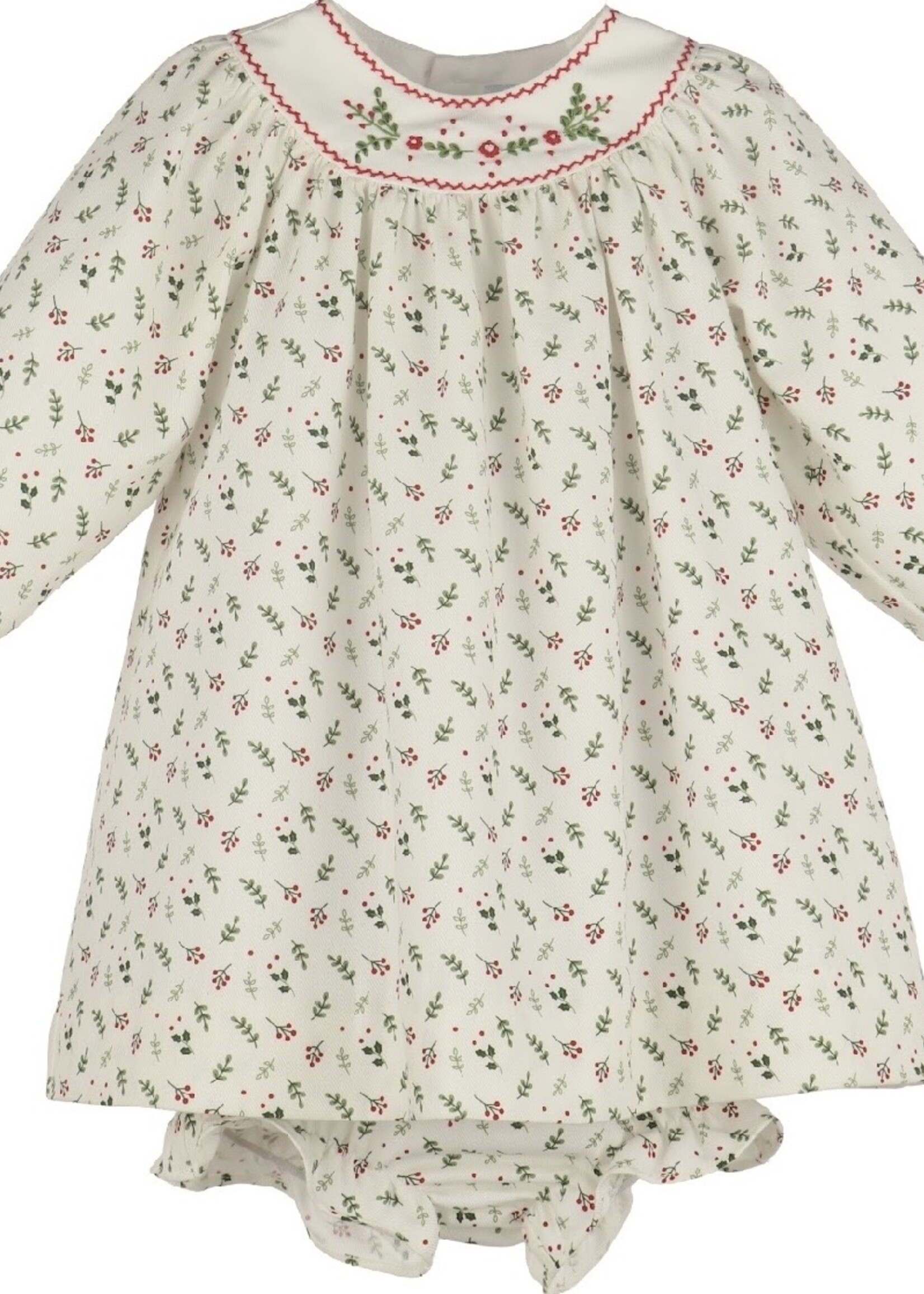 RED MISTLETOE SET DRESS