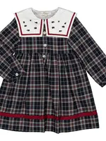 RED BURGUNDY PAOLA DRESS