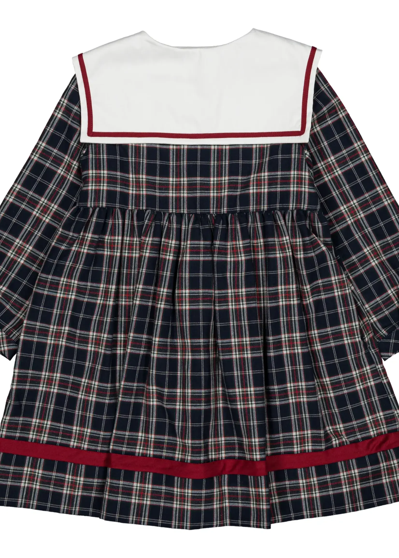 RED BURGUNDY PAOLA DRESS