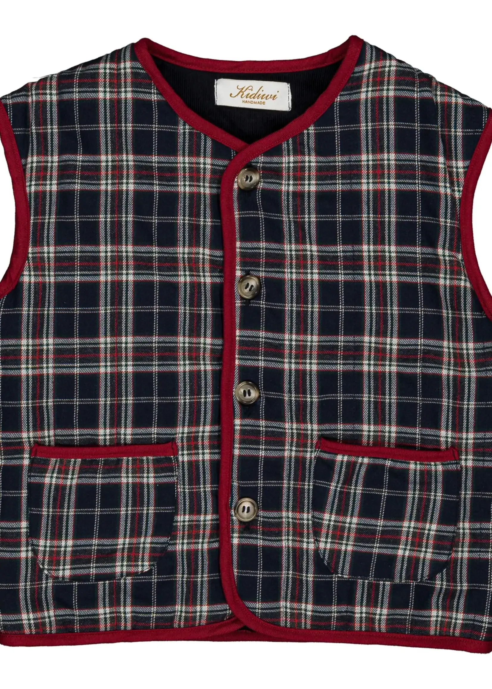 NAVY BURGUNDY BERANGER REVERSIBLE JACKET