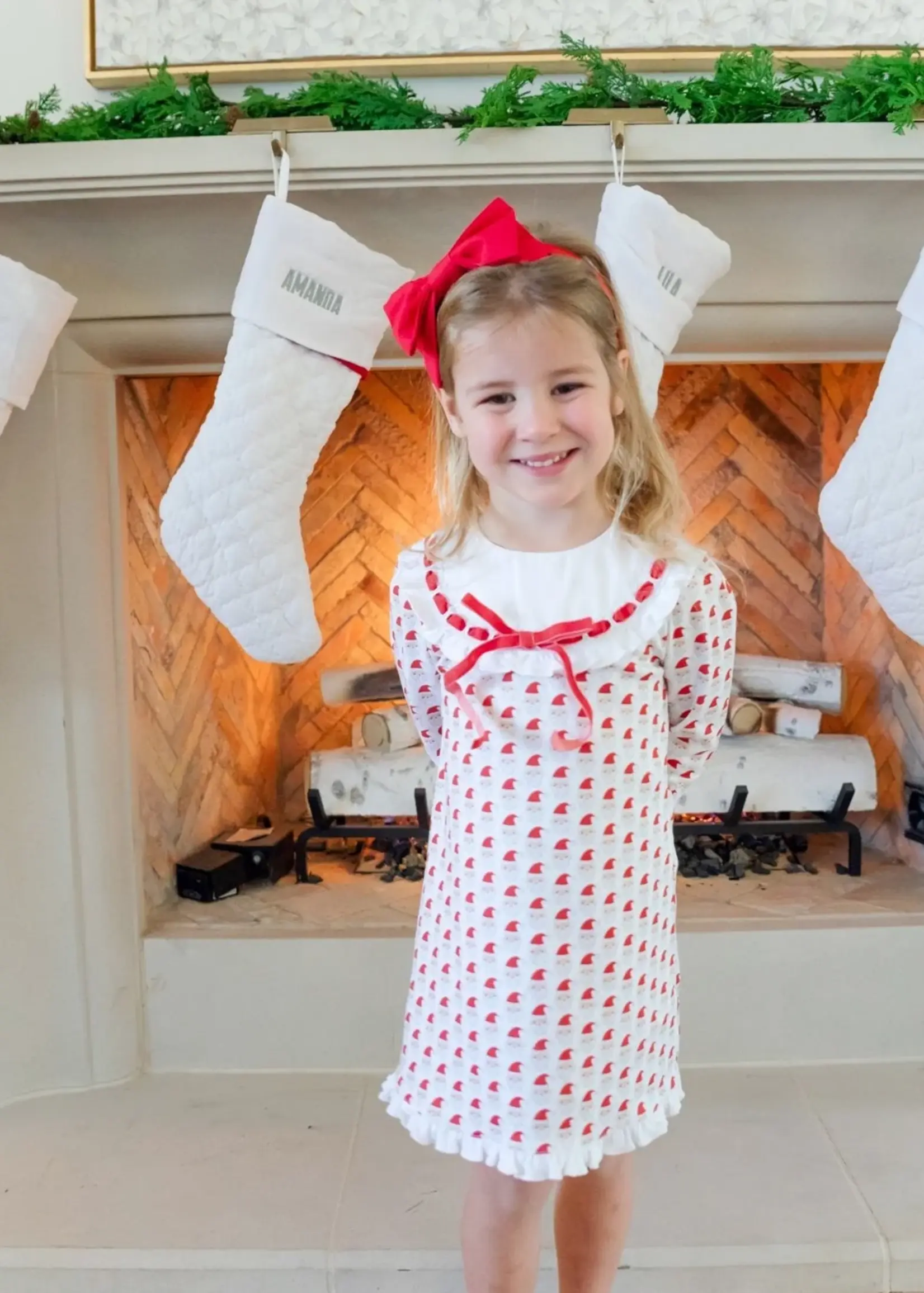 WHIMSICAL SANTA EMERSYN DRESS