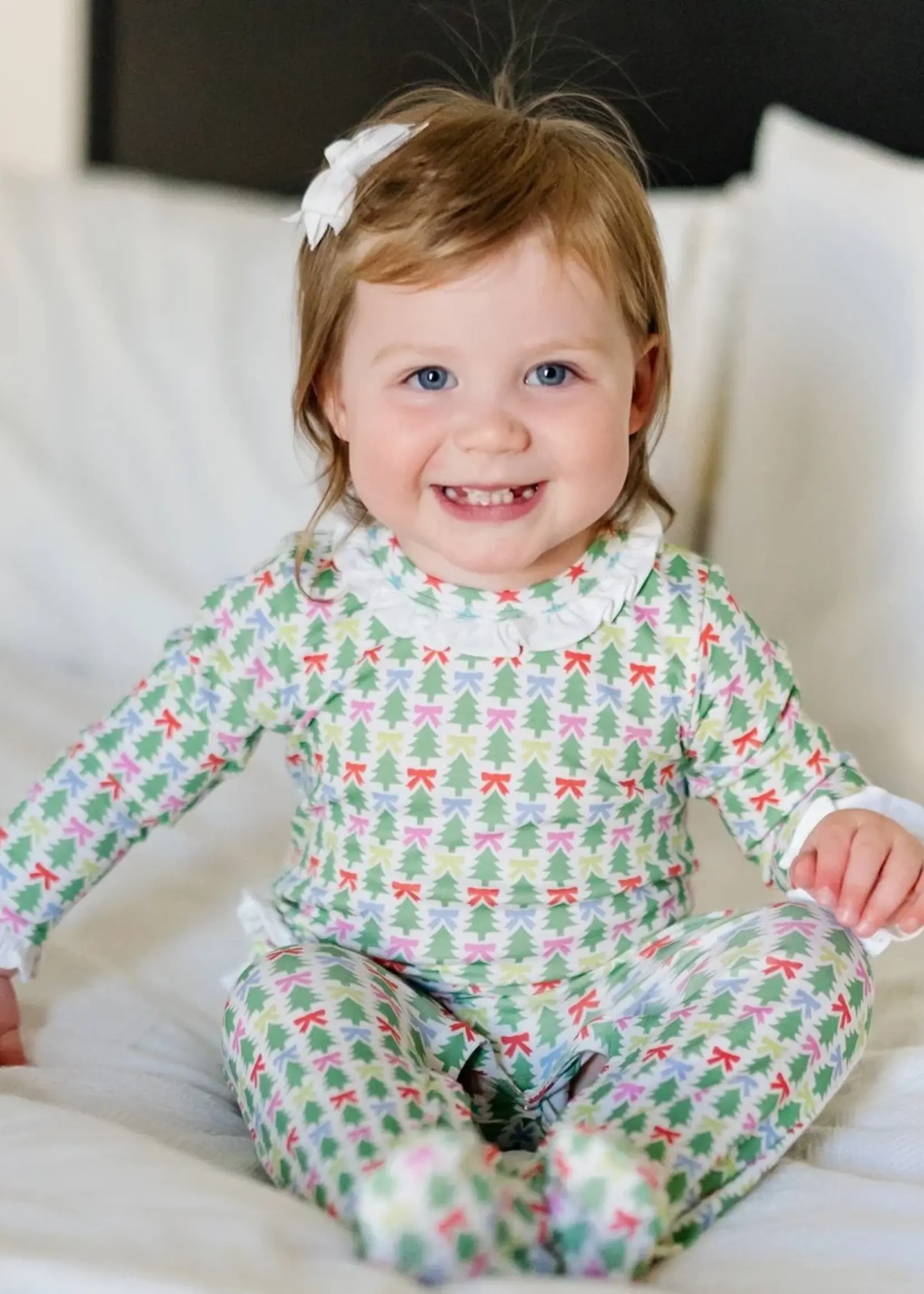 TREE TOPPER BOWS LUCY ROMPER