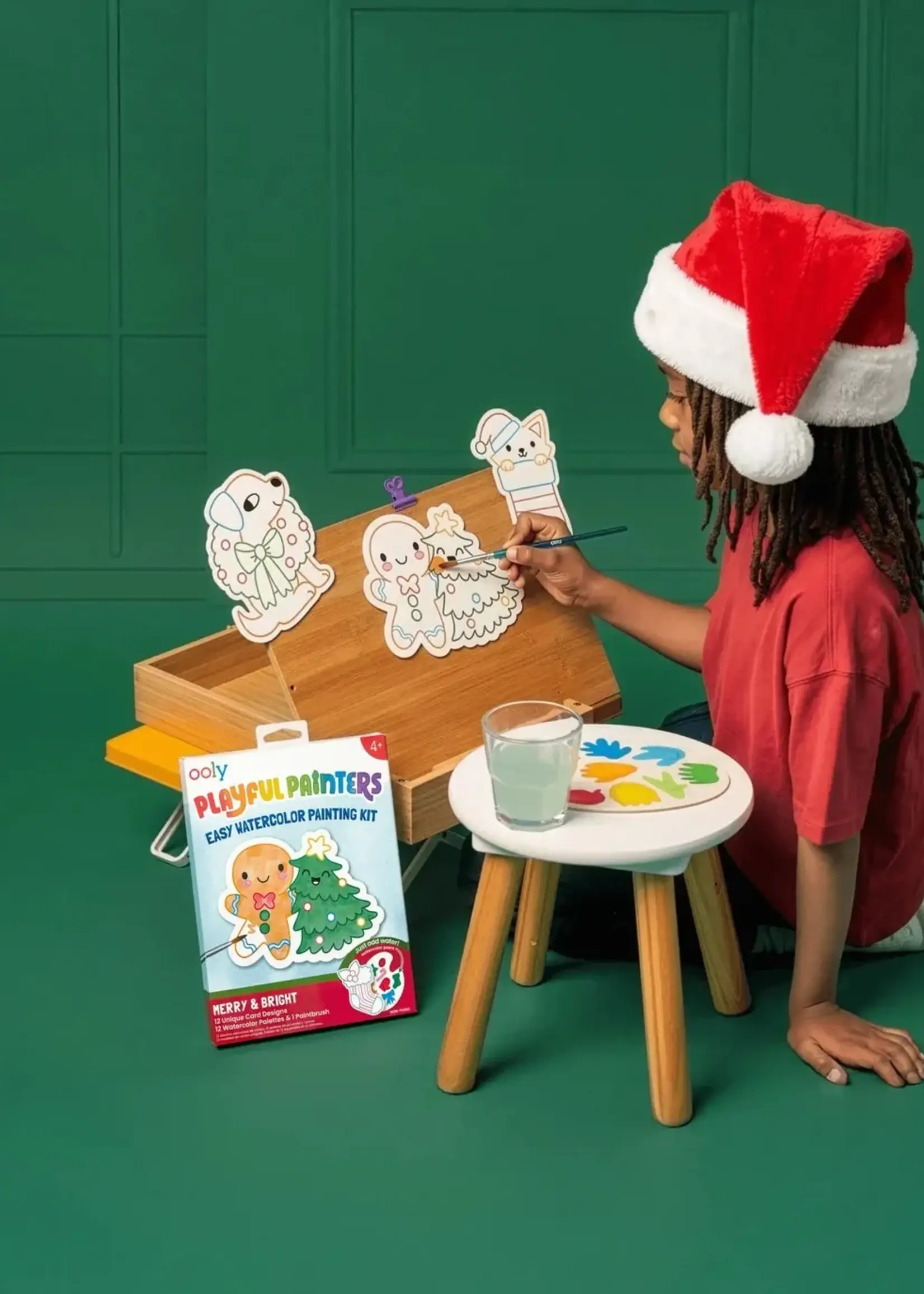 PLAYFUL PAINTERS: EASY WATERCOLOR PAINTING KIT MERRY