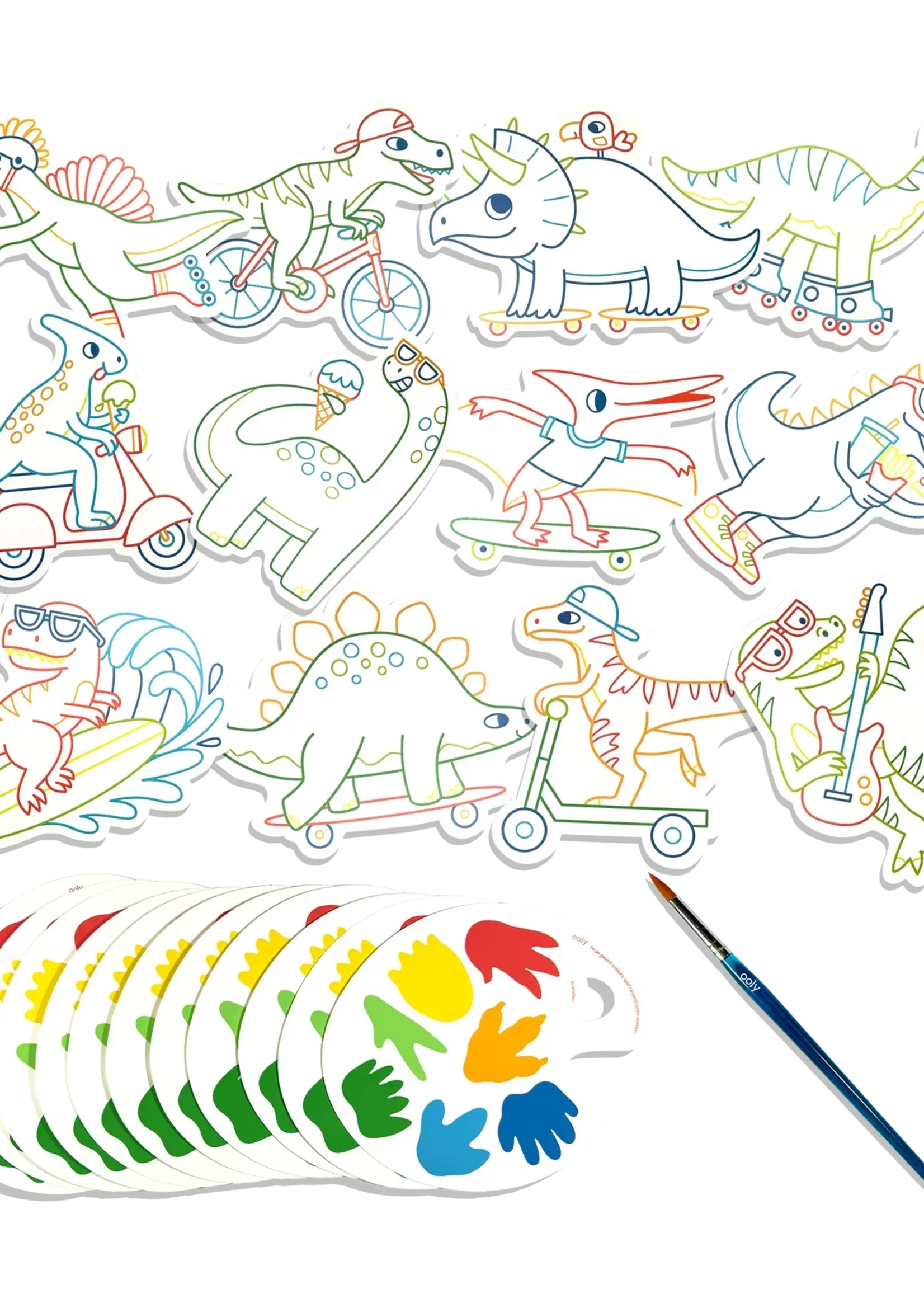 PLAYFUL PAINTERS: CHILLS THRILLS DINOS