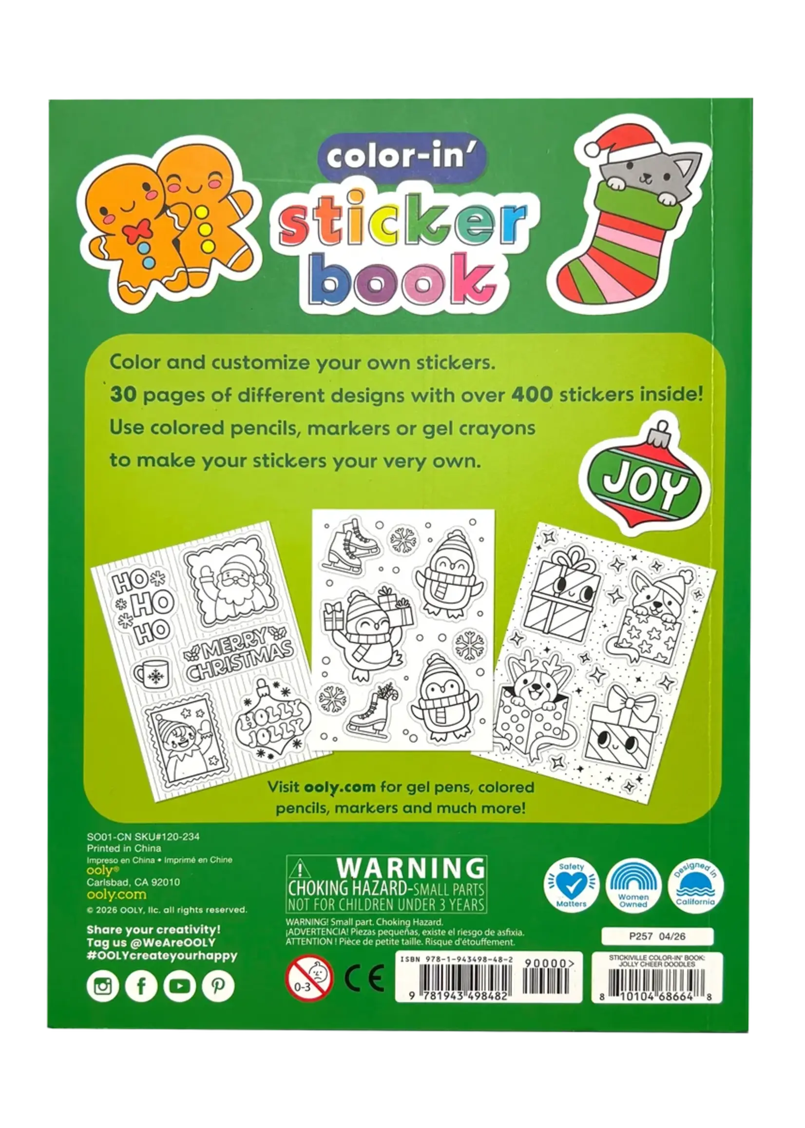 STICKIVILLE: JOLLY CHEER DOODLES