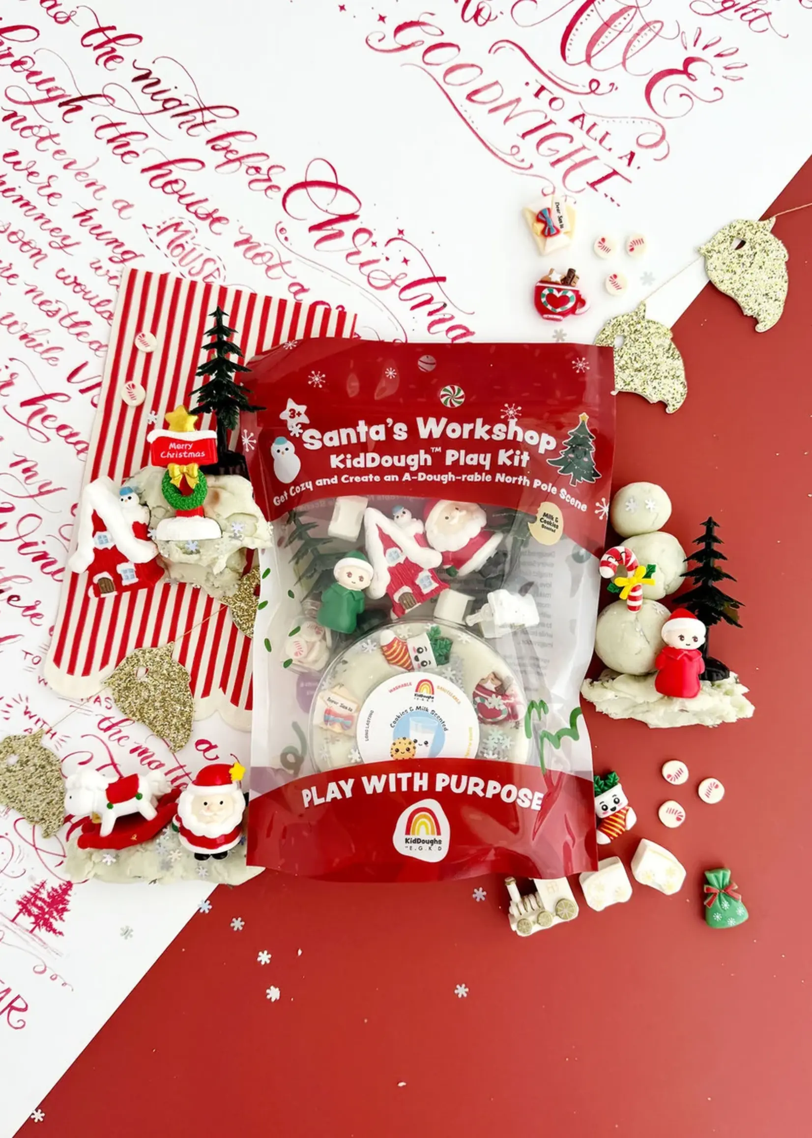 SANTAS WORKSHOP KIDOUGH PLAY KIT