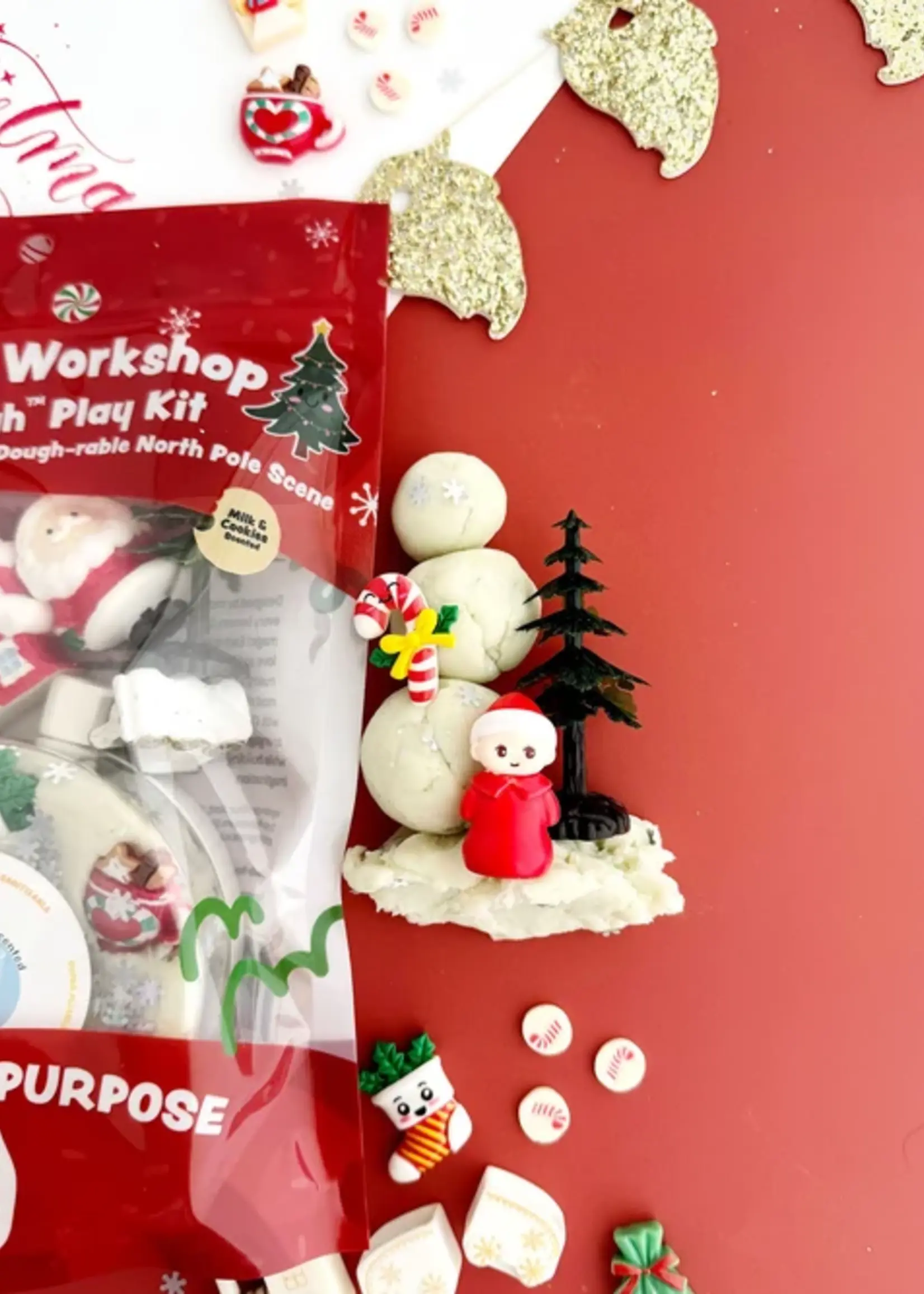 SANTAS WORKSHOP KIDOUGH PLAY KIT