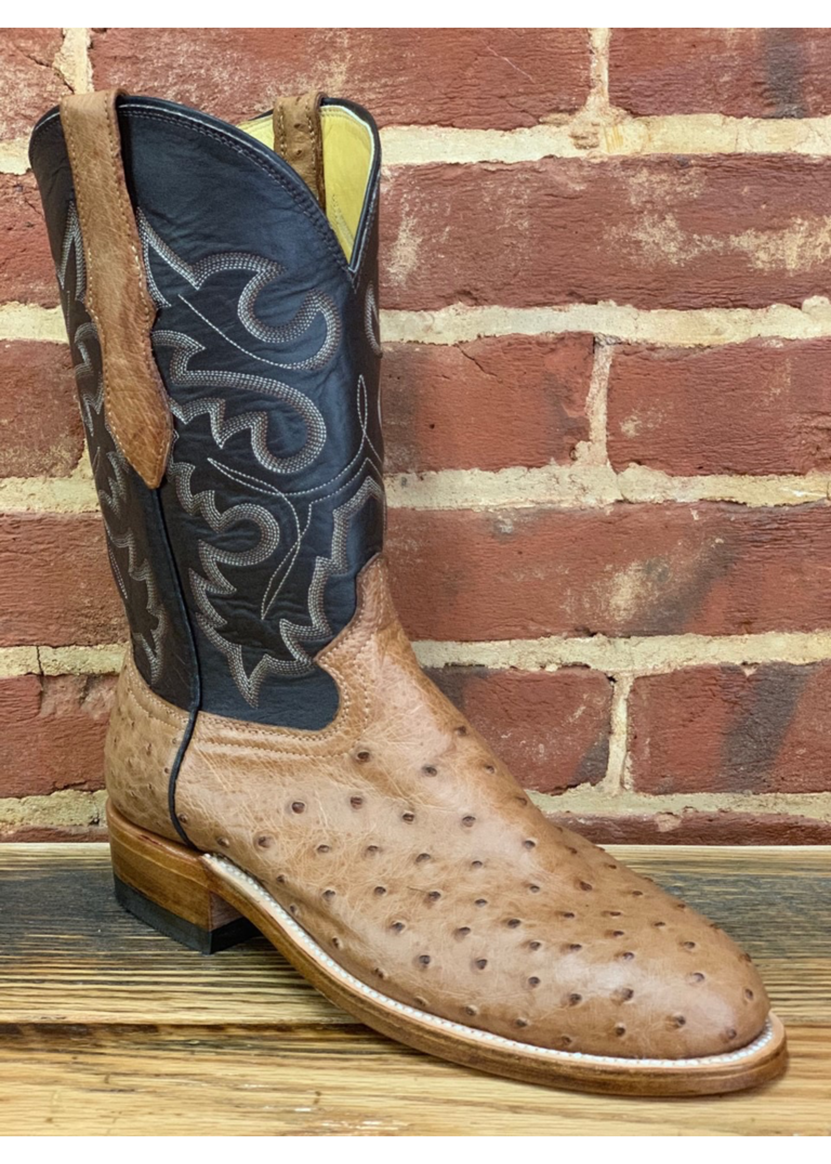 Hewlett & Dunn 274.RR  Full Quill Ostritch Boot