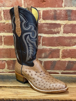 Hewlett & Dunn 74.W Full Quill Ostritch Boot