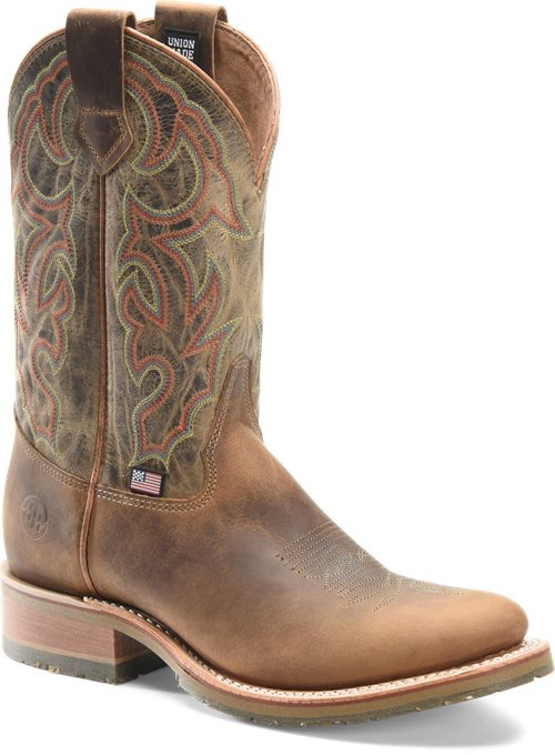 Double H Mens Jaison DH4640 Leather Boots - Folklore Color
