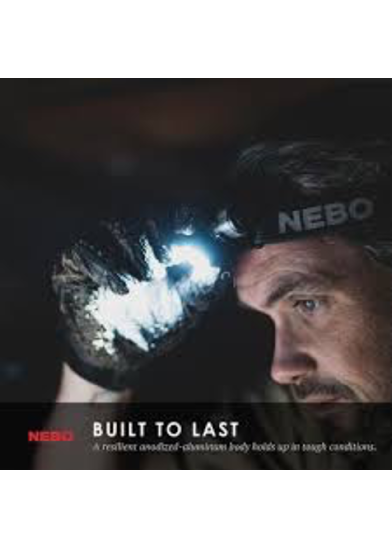 NEBO Transcend 1000 Lumen USB Rechargeable Headlamp