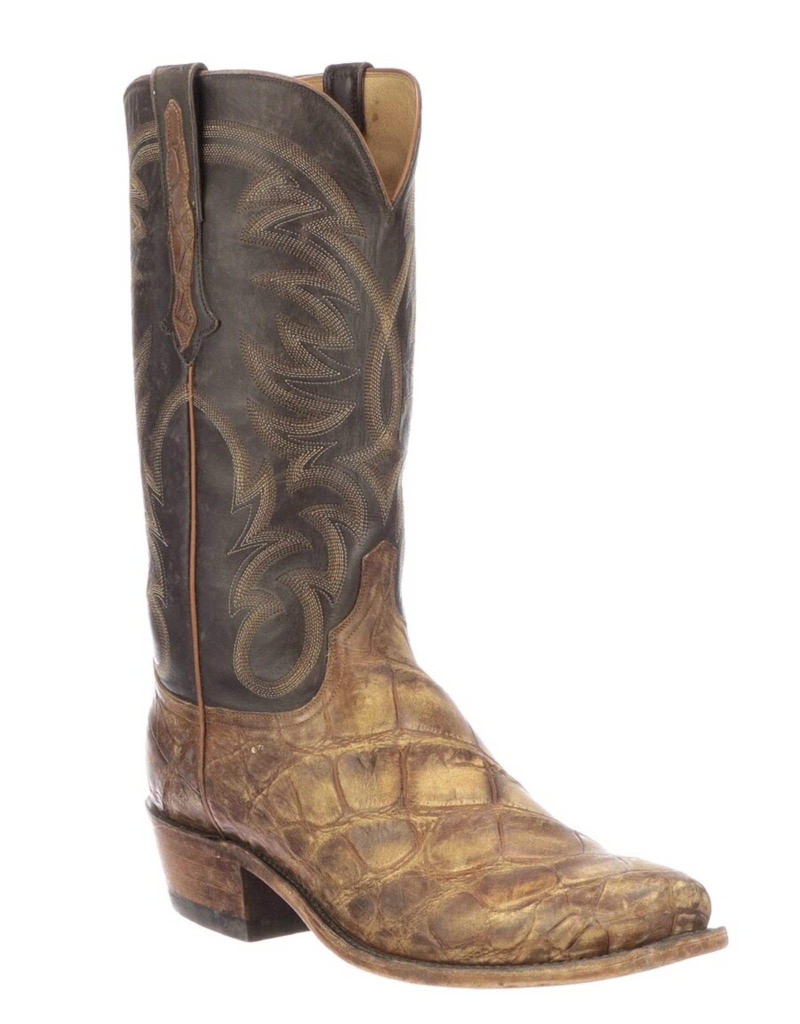 lucchese stonewashed giant gator