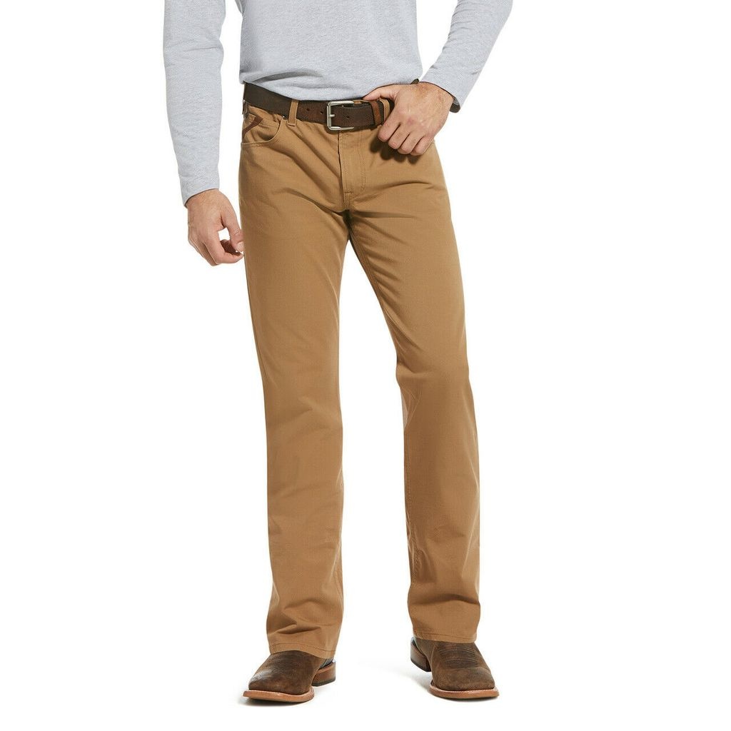 Ariat Men's M5 Slim Stackable Khaki Straight Leg Jeans