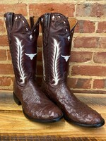 AMMONS 14422 Burgundy Full Quill 9.5 E Boot