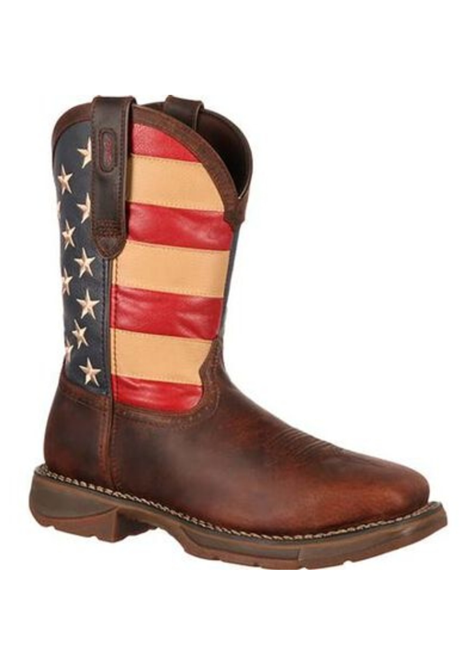 DURANGO DB020 STEEL TOE FLAG WESTERN FLAG WORK BOOT