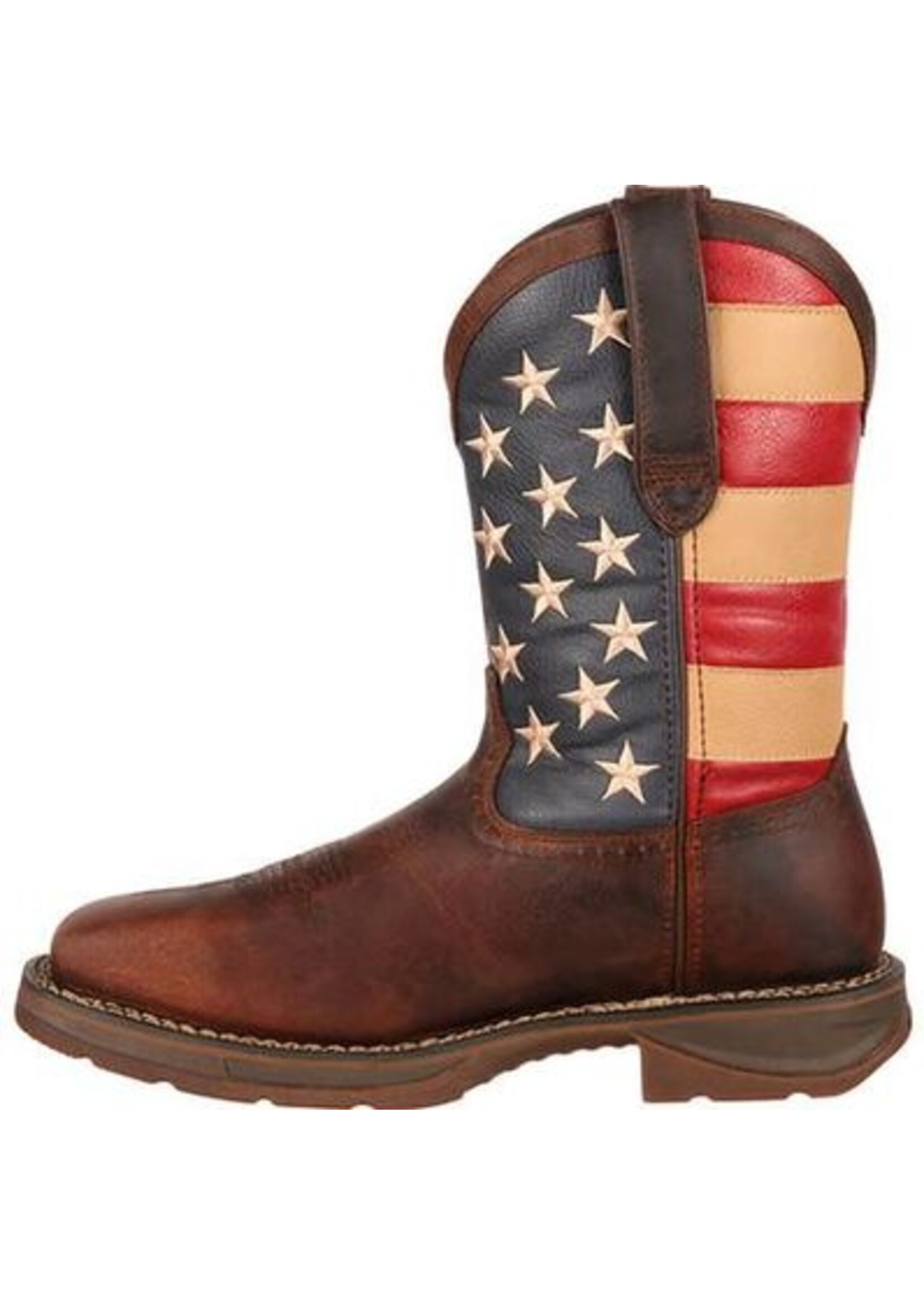 DURANGO DB020 STEEL TOE FLAG WESTERN FLAG WORK BOOT