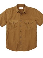 Tops-Men FILSON Washed Short Sleeve Feather Cloth Shirt