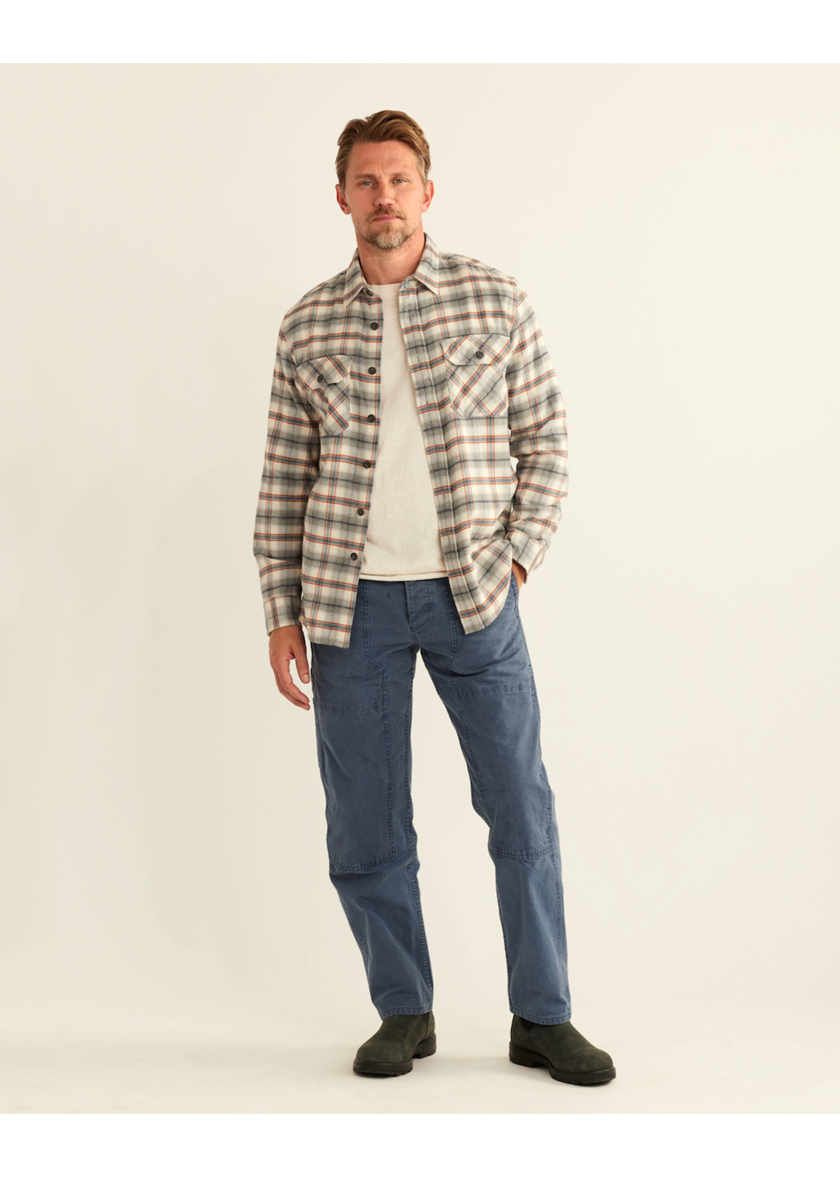 Pendleton Men's Plaid Burnside Double-Brushed Flannel Shirt