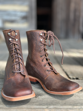 Men's Horse Power HP1888 Distressed Bison Lace Up Boots - Hewlett