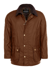 Barbour Mens Ashby Wax Jacket in Bark Stylish Durable Outerwear Hewlett Dunn
