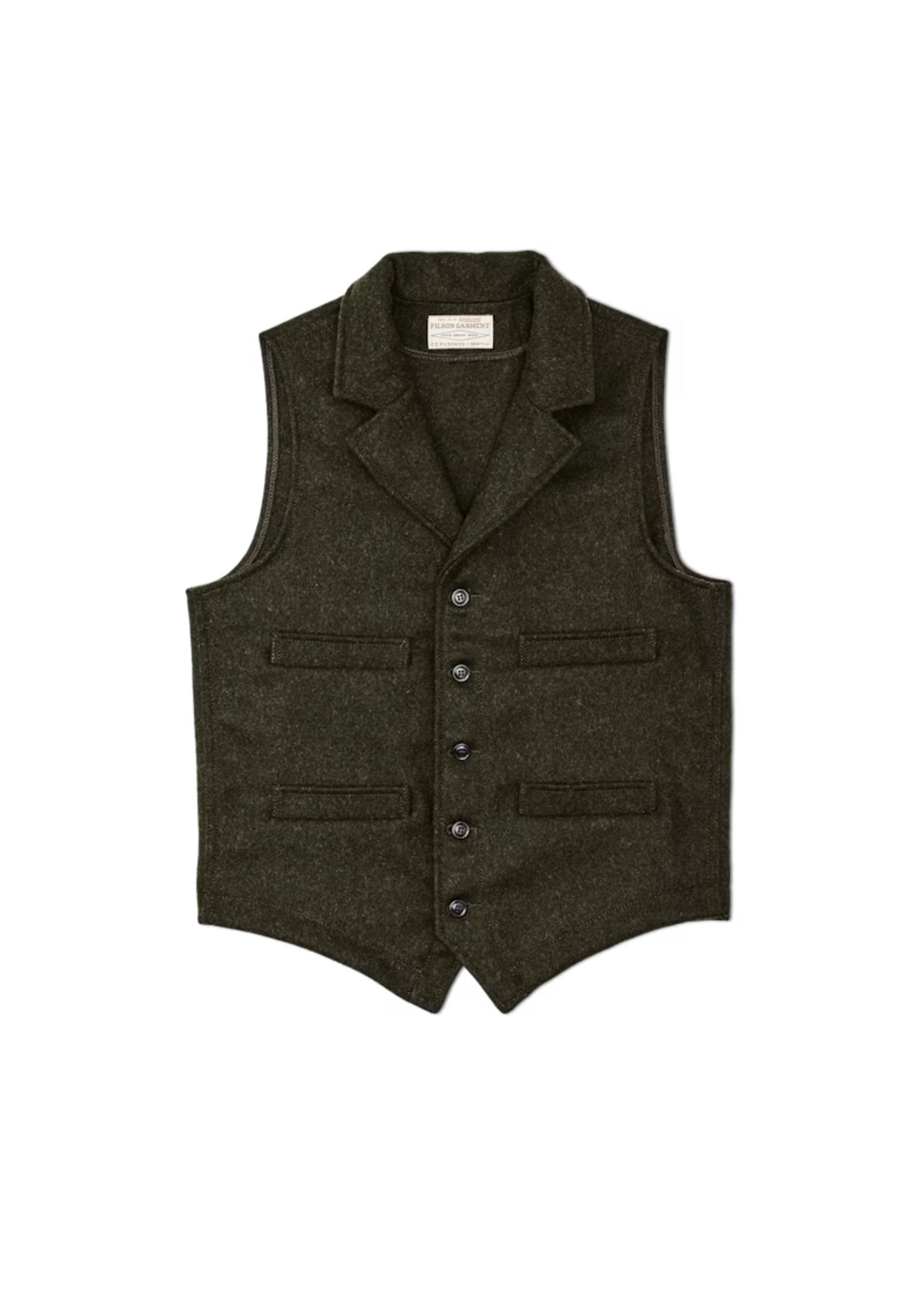 Filson FILSON No. 11010682 Mackinaw Wool Western Vest