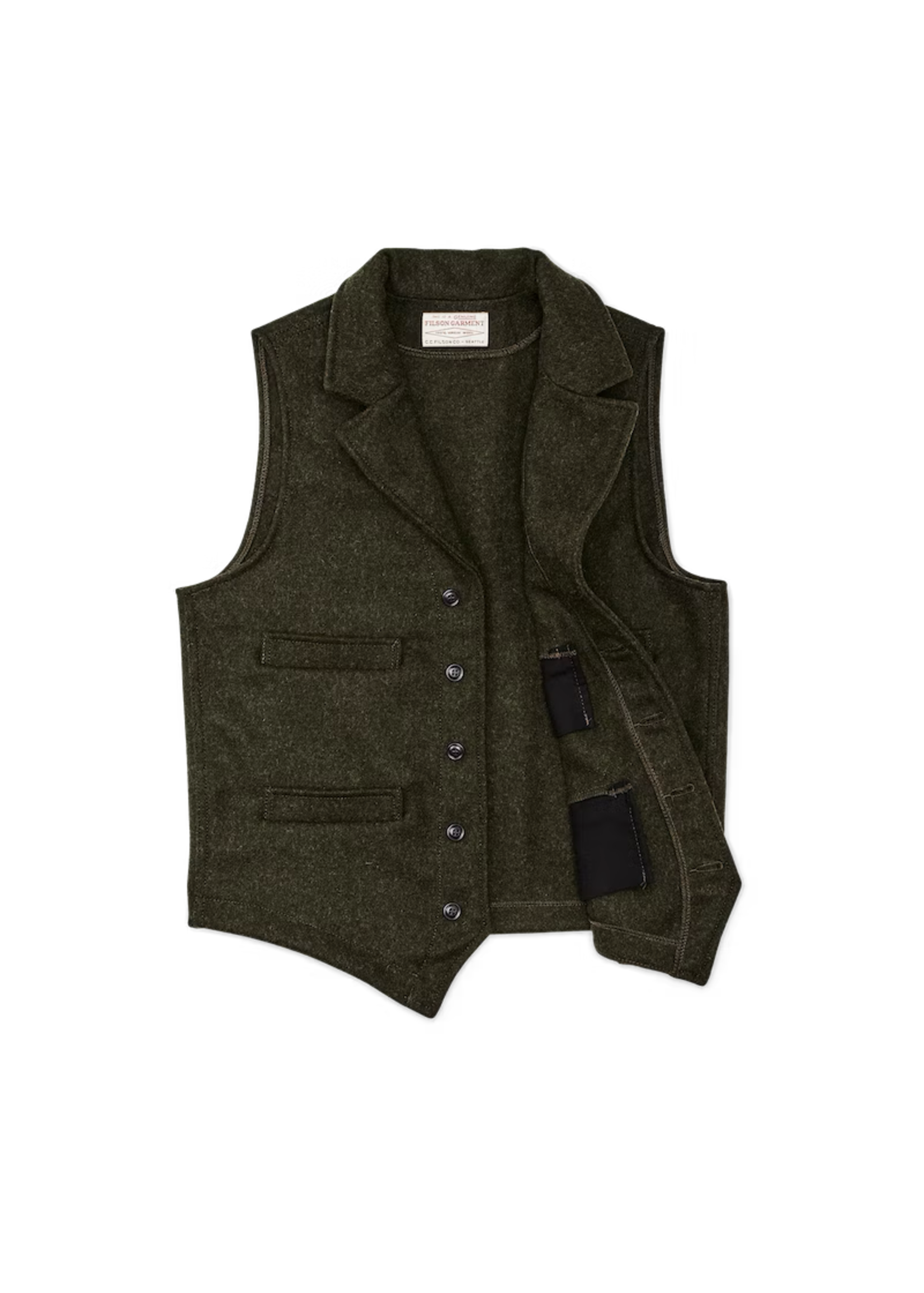 Filson FILSON No. 11010682 Mackinaw Wool Western Vest
