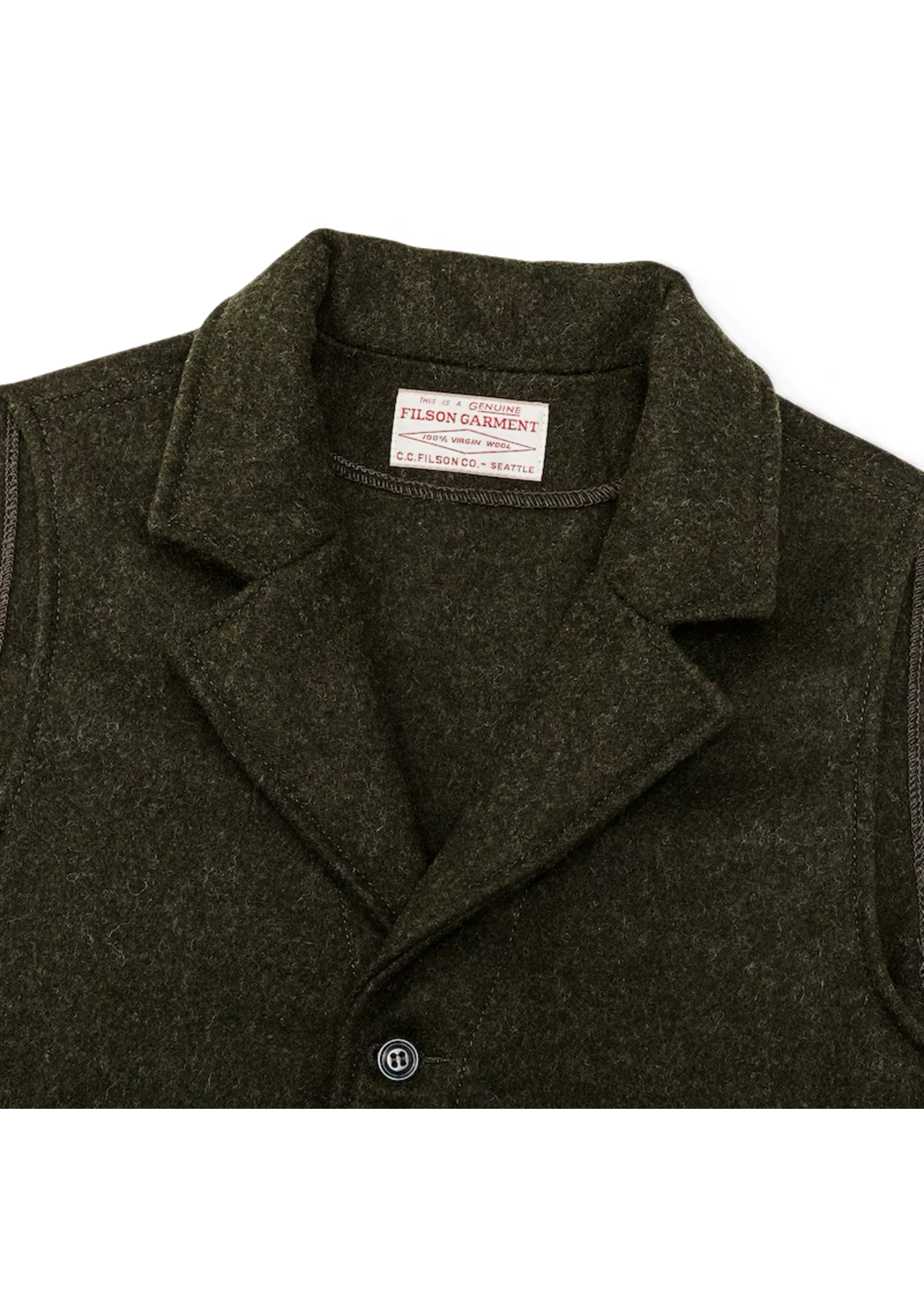 Filson FILSON No. 11010682 Mackinaw Wool Western Vest