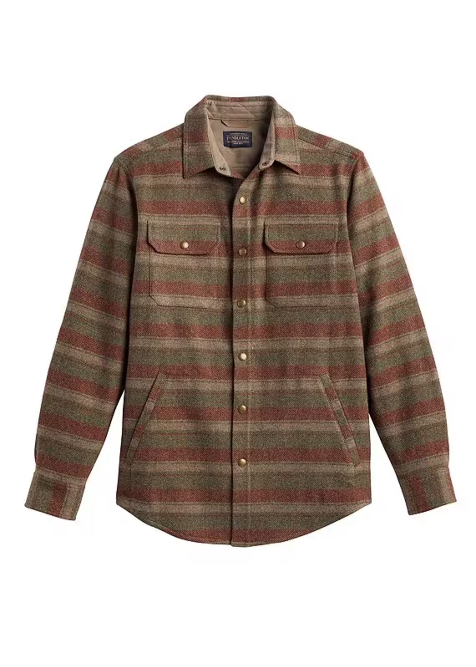 Pendleton Pendleton Virgin Wool Forest Twill Snap Shirt Jacket