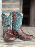 Stetson Stetson Square Toe Alligator  Boot