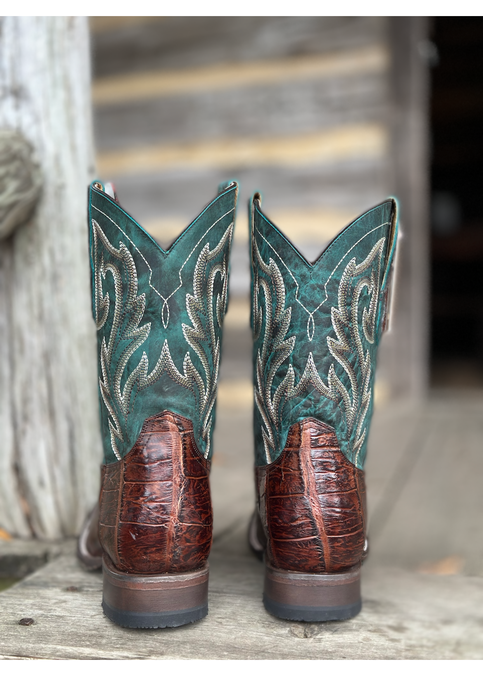 Stetson Stetson Square Toe Alligator Boots