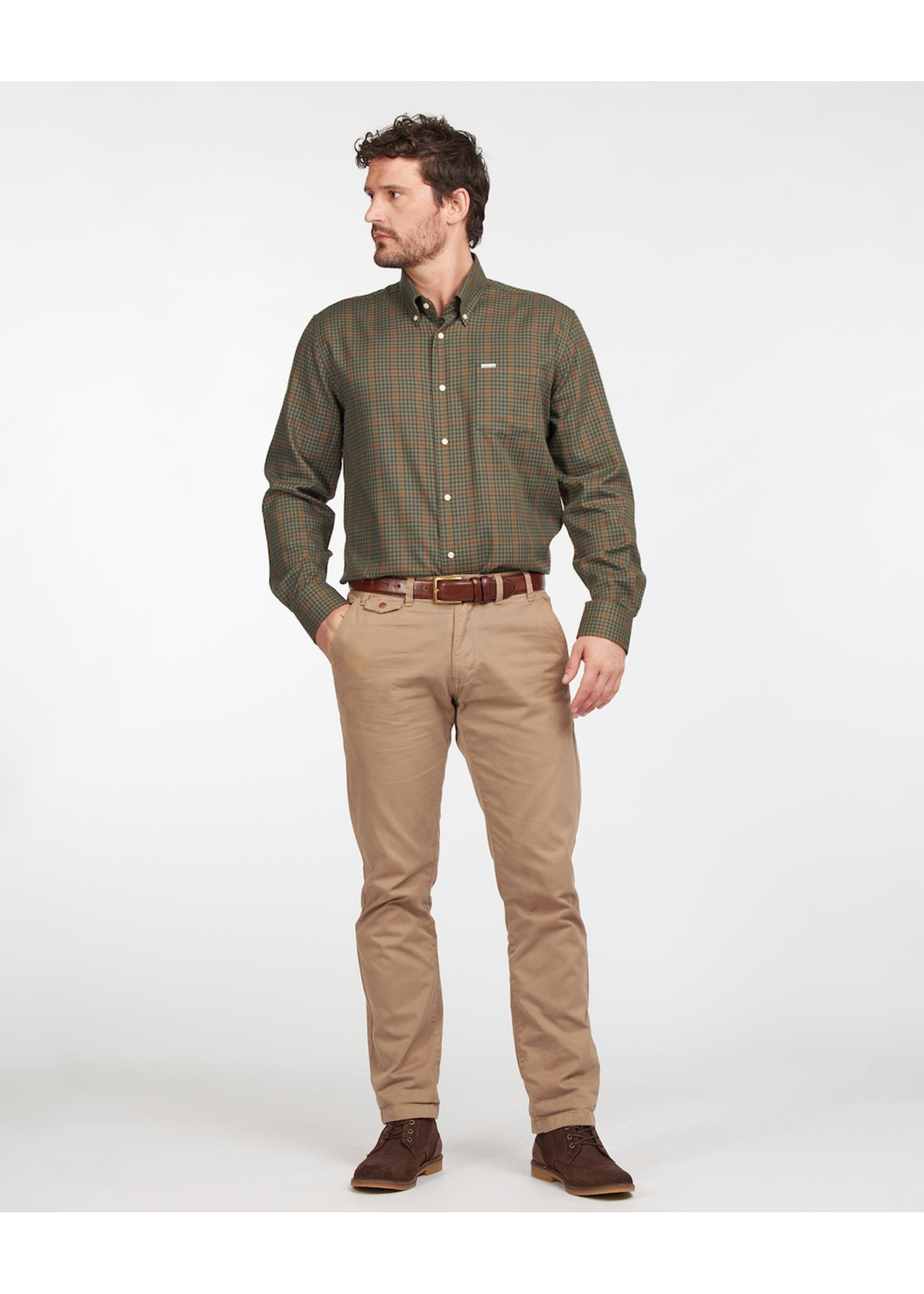 Barbour Barbour Henderson Thermo Weave Performance Regular Fit Shirt