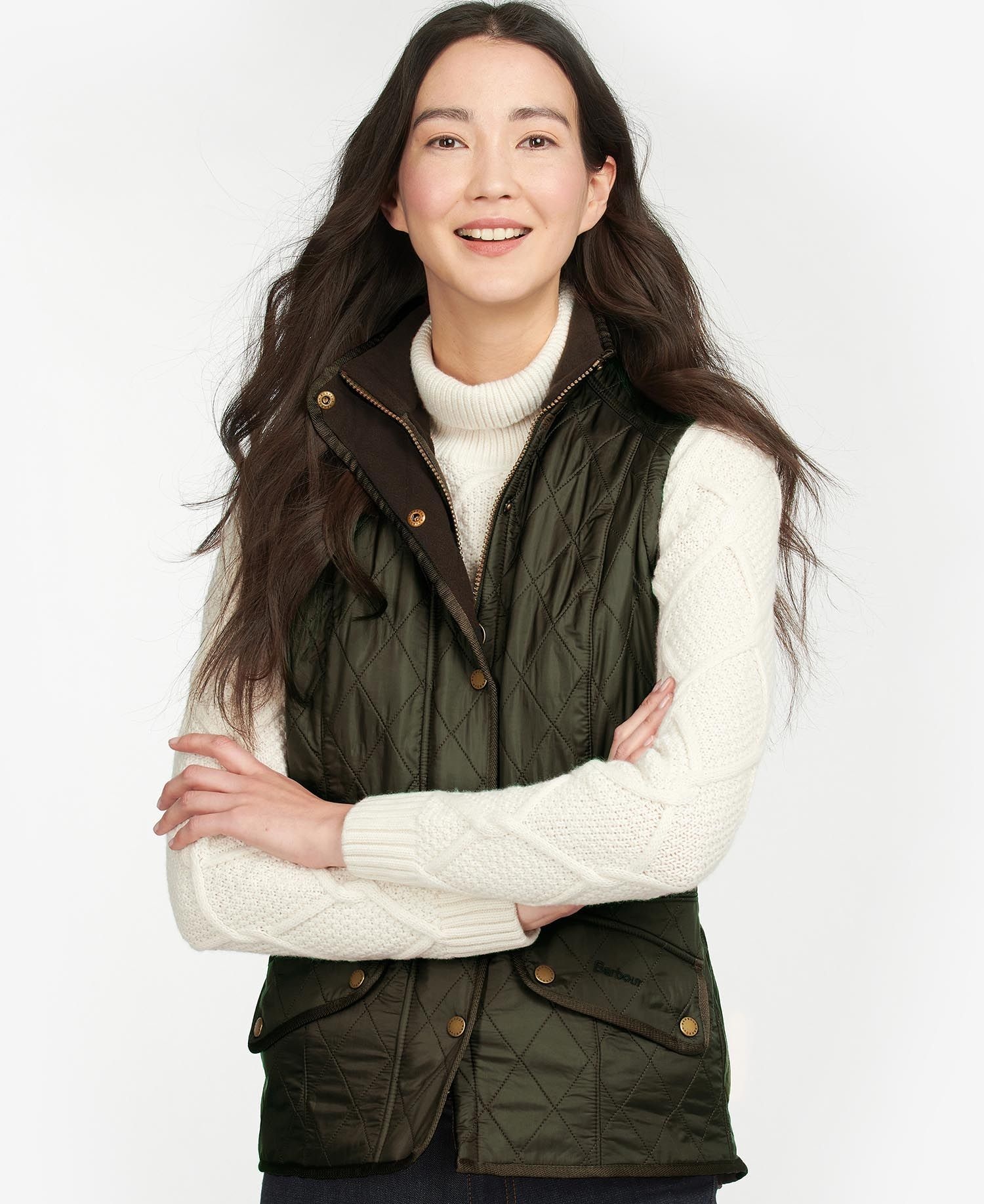 Barbour quilted vest womens 2025
