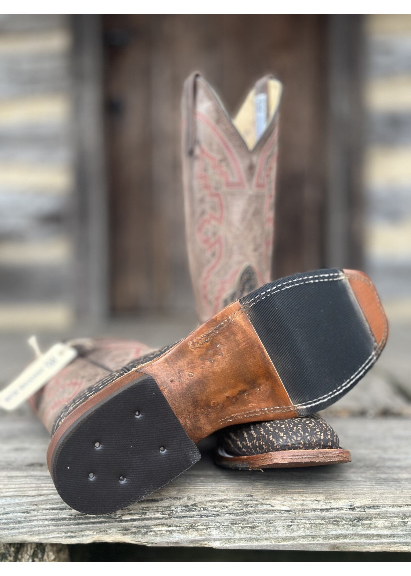 Anderson Bean Anderson Bean No. 8916A Hewlett & Dunn Custom Safari Shark Western Boot
